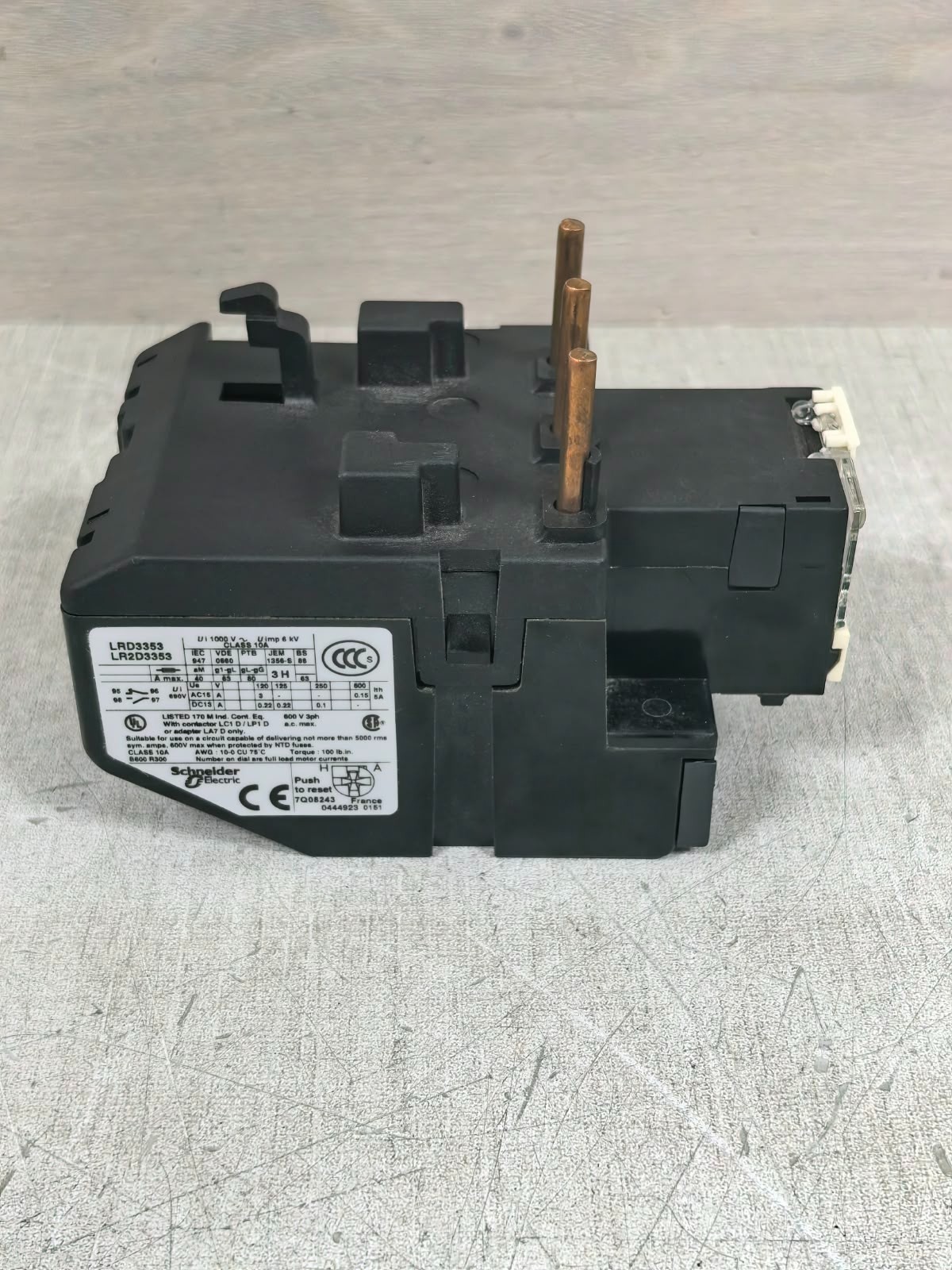 Telemecanique LRD3353 LR2D3353 TELEMECANIQUE LRD3353 LR2D3353 THERMAL OVERLOAD 6