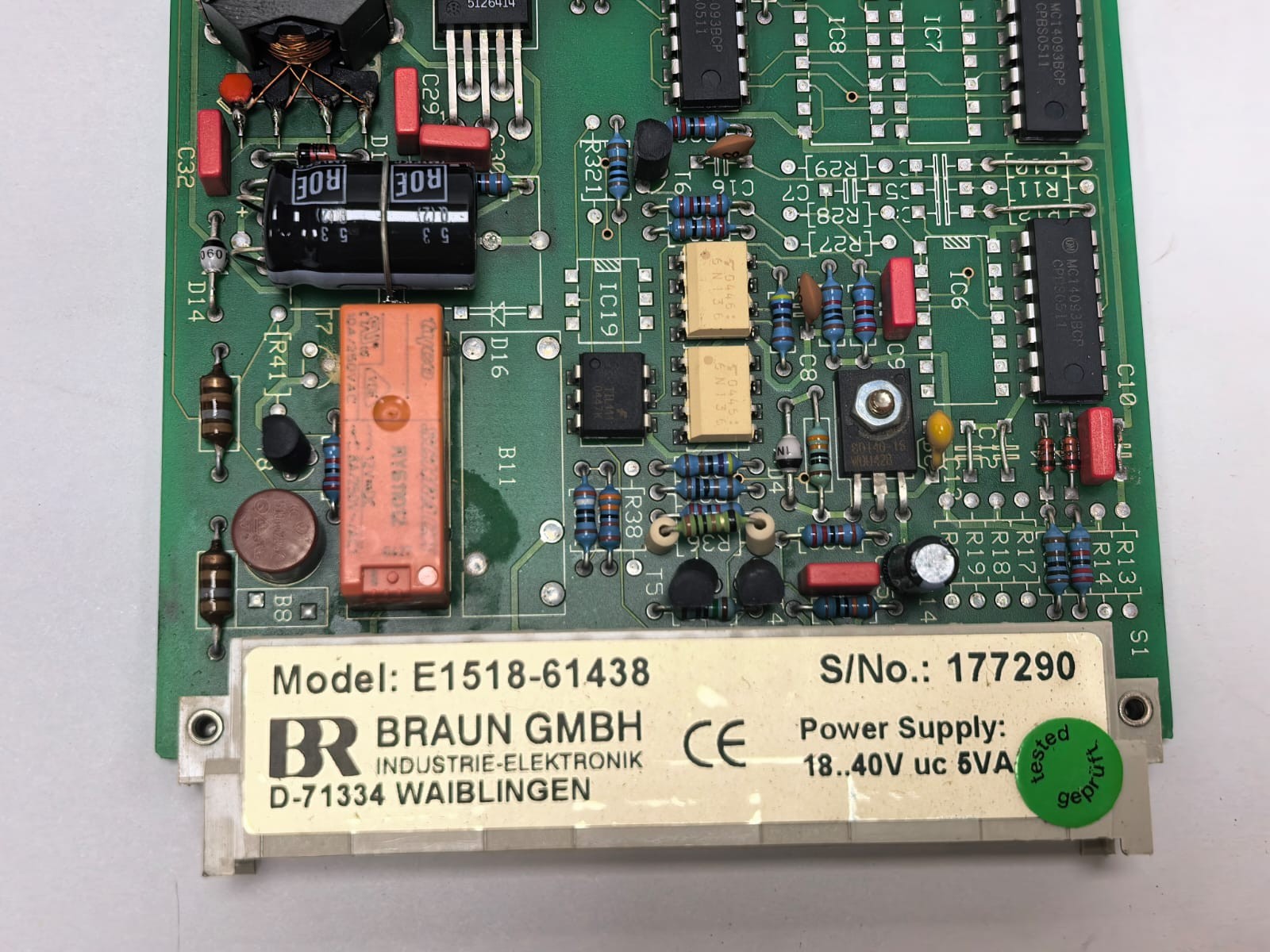 Braun E1518-61438 BRAUN E1518-61438 PCB BOARD 3