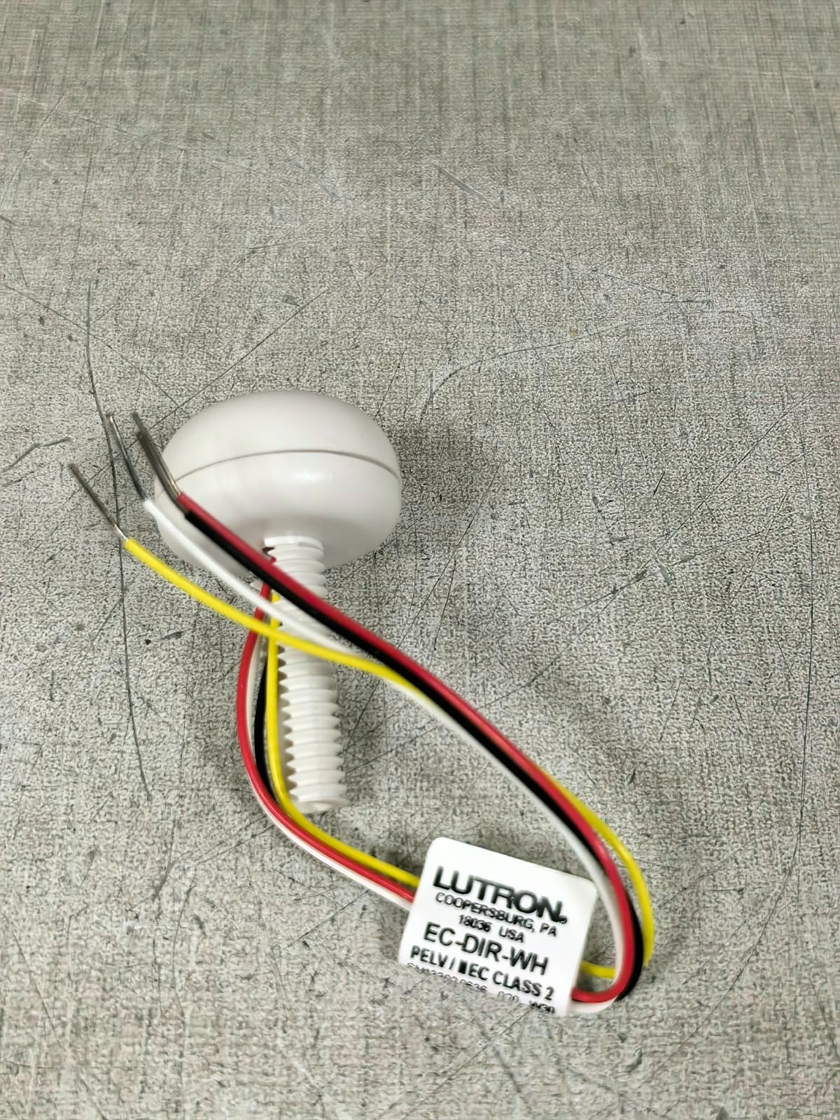 Lutron EC-DIR-WH LUTRON EC-DIR-WH DAYLIGHT SENSOR WITH INFRARED RECIEVER 20V 6