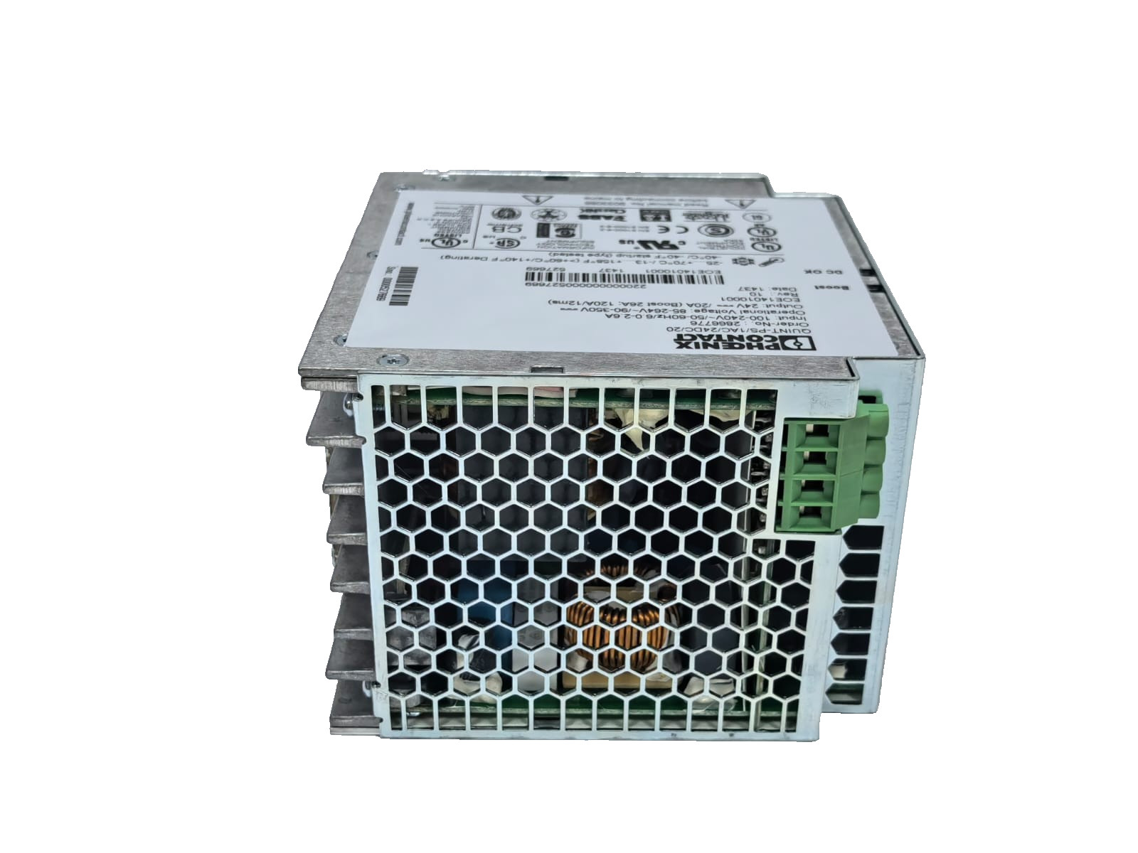 Phoenix Contact 2866776 PHOENIX CONTACT QUINT-PS/1AC/24DC/20 POWER SUPPLY 2866776 6