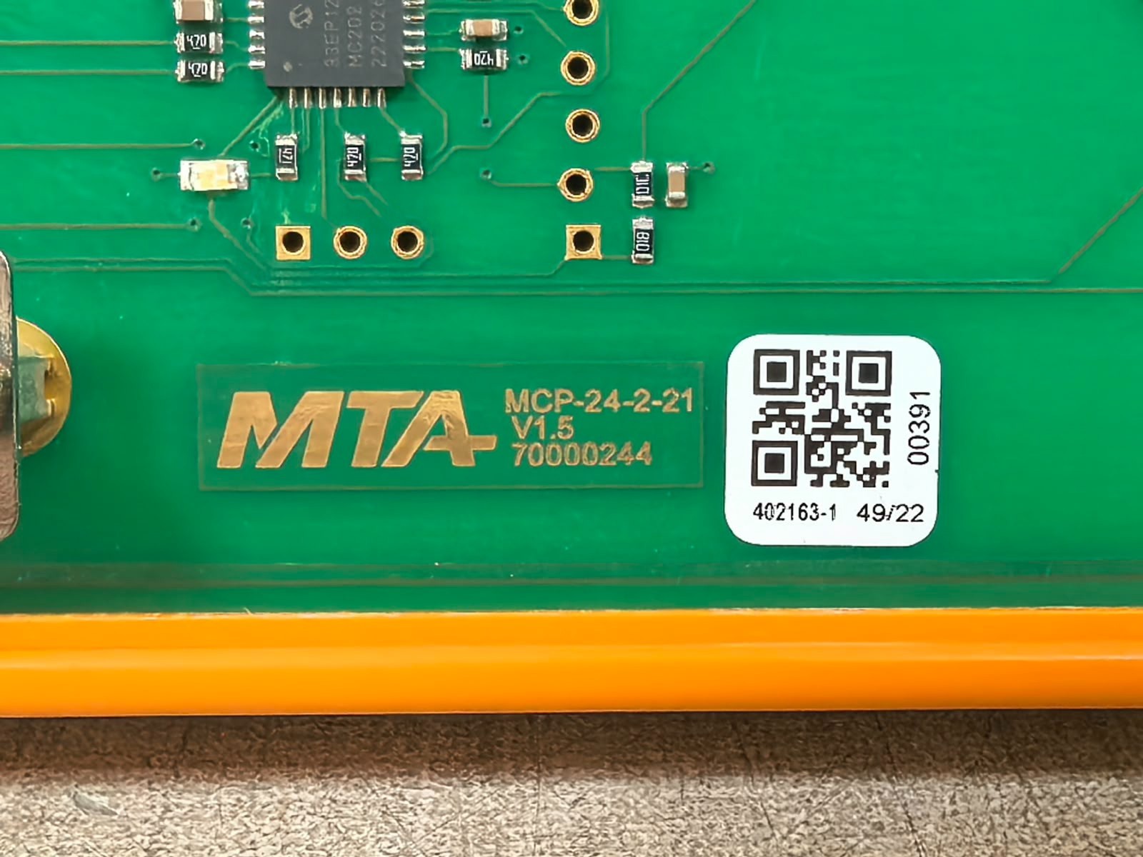 MTA MCP-24-2-21 V1.5 MTA MCP-24-2-21 V1.5 MOTOR CONTROLLER 24VDC 3