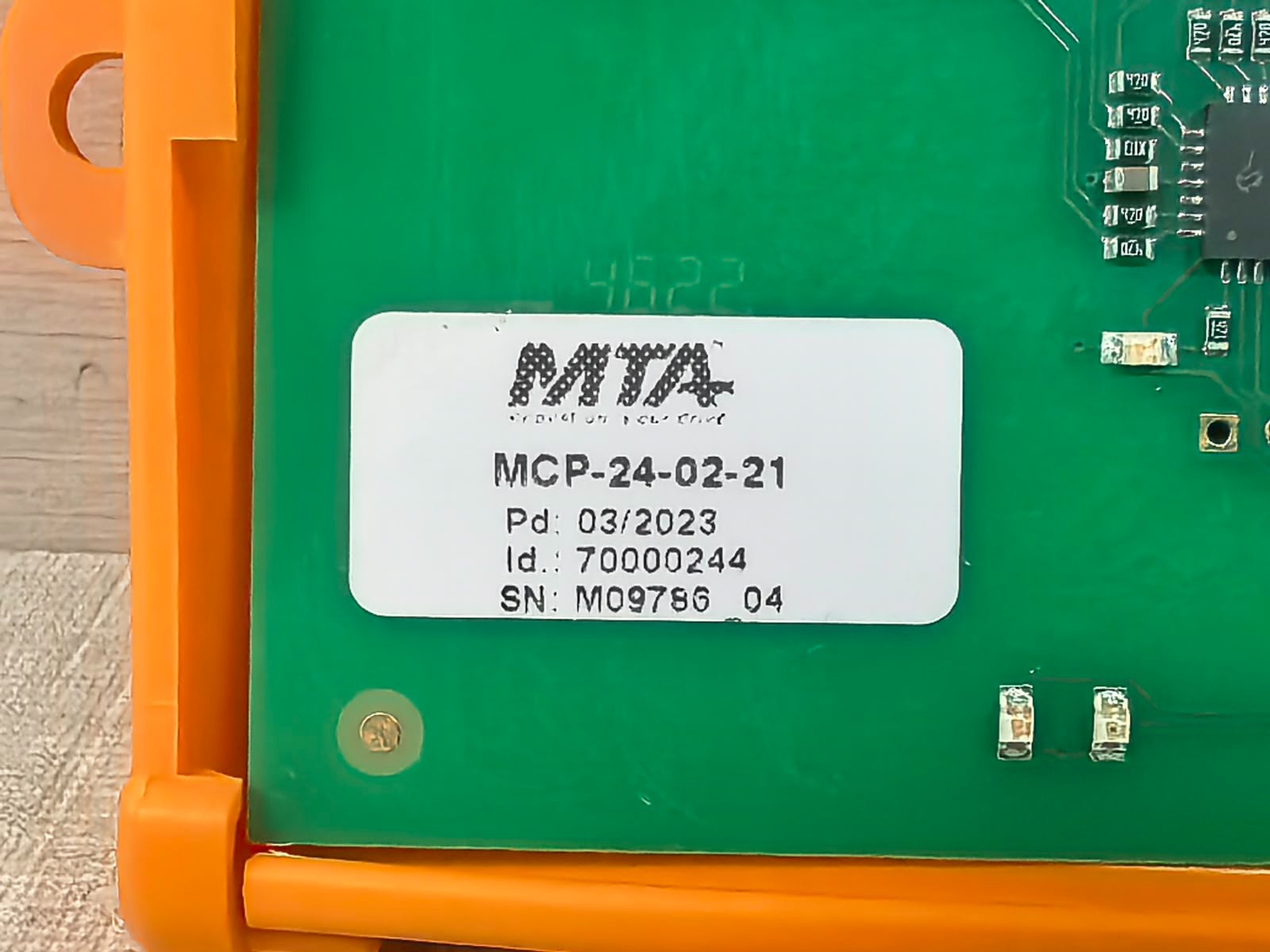 MTA MCP-24-2-21 V1.5 MTA MCP-24-2-21 V1.5 MOTOR CONTROLLER 24VDC 4