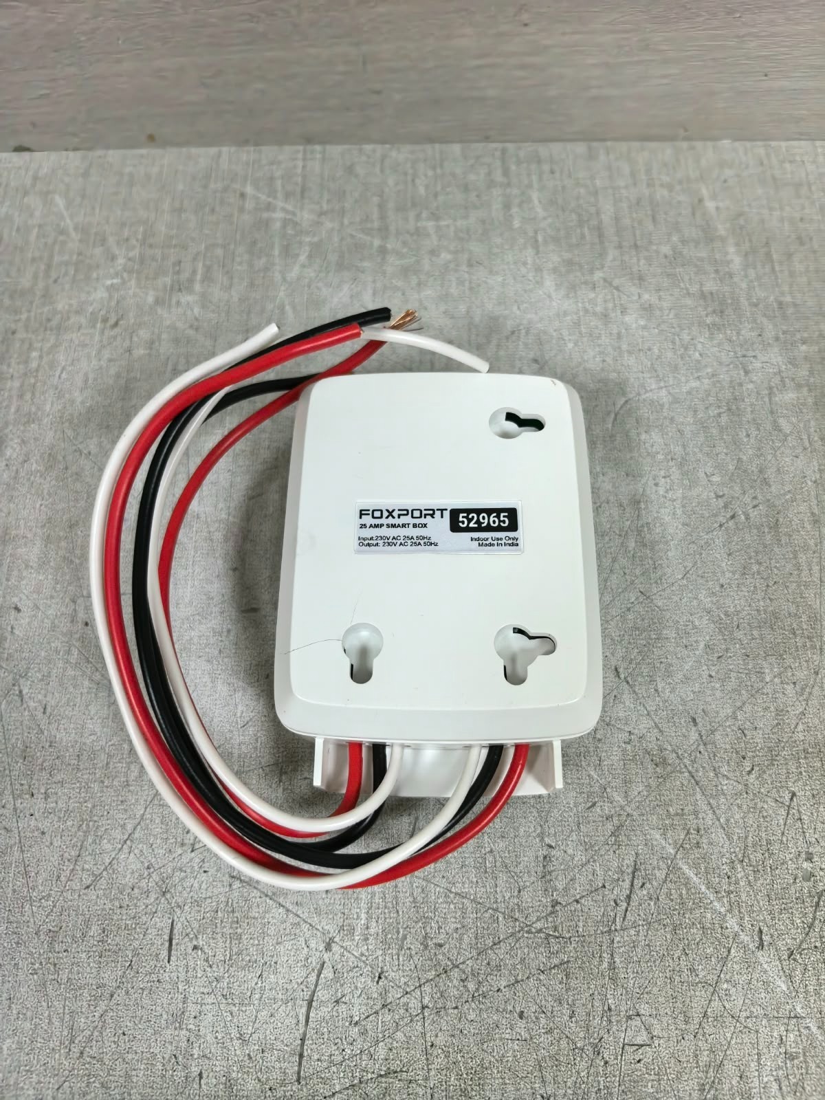 FOXPORT 25 AMP FOXPORT 25 AMP SMART BOX/PLUG 3