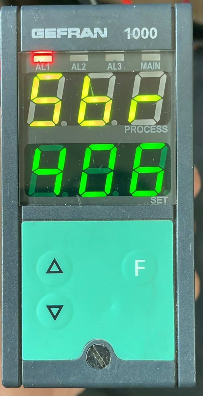 GEFRAN 1000-R0-1R-0-0 GEFRAN 1000-R0-1R-0-0 VER.13.0 11.27VAC/DC 50/60Hz 9VA TEMP.CONTROLLER 2