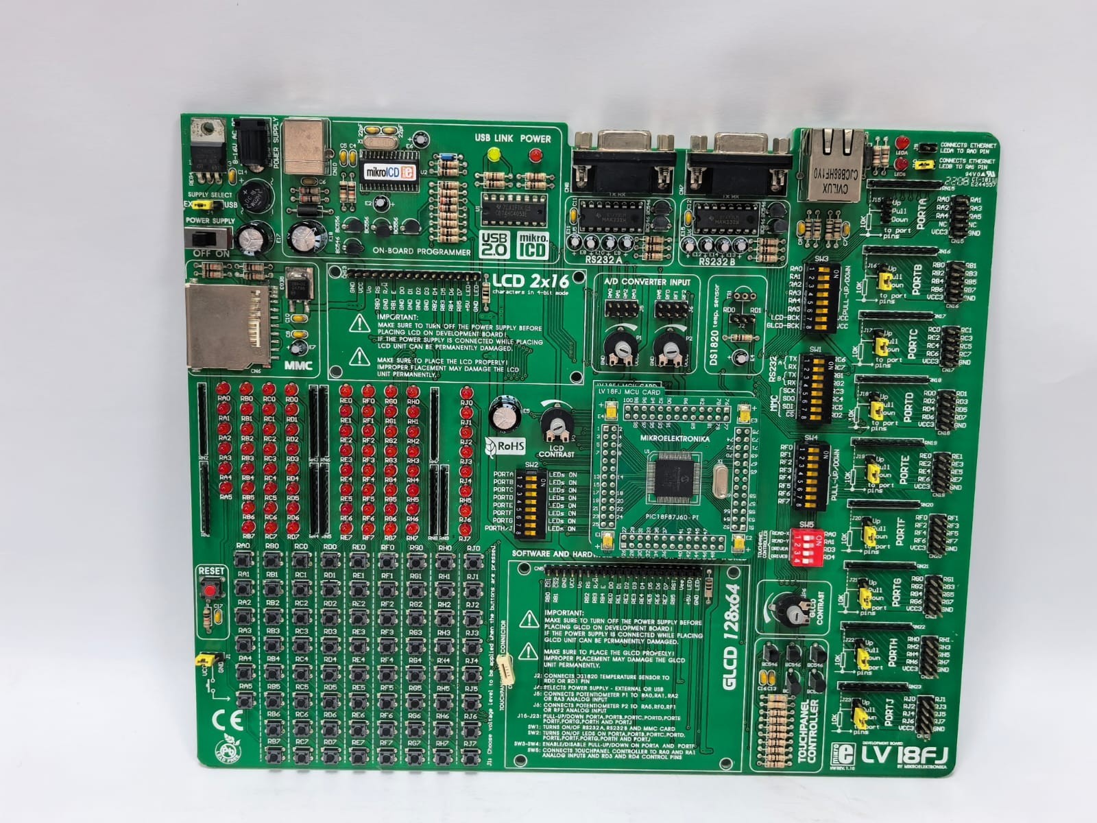 MIKROELEKTRONIKA LVI8FJ MIKROELEKTRONIKA LVI8FJ MICROCONTROLLER DEVELOPMENT SYSTEM 1