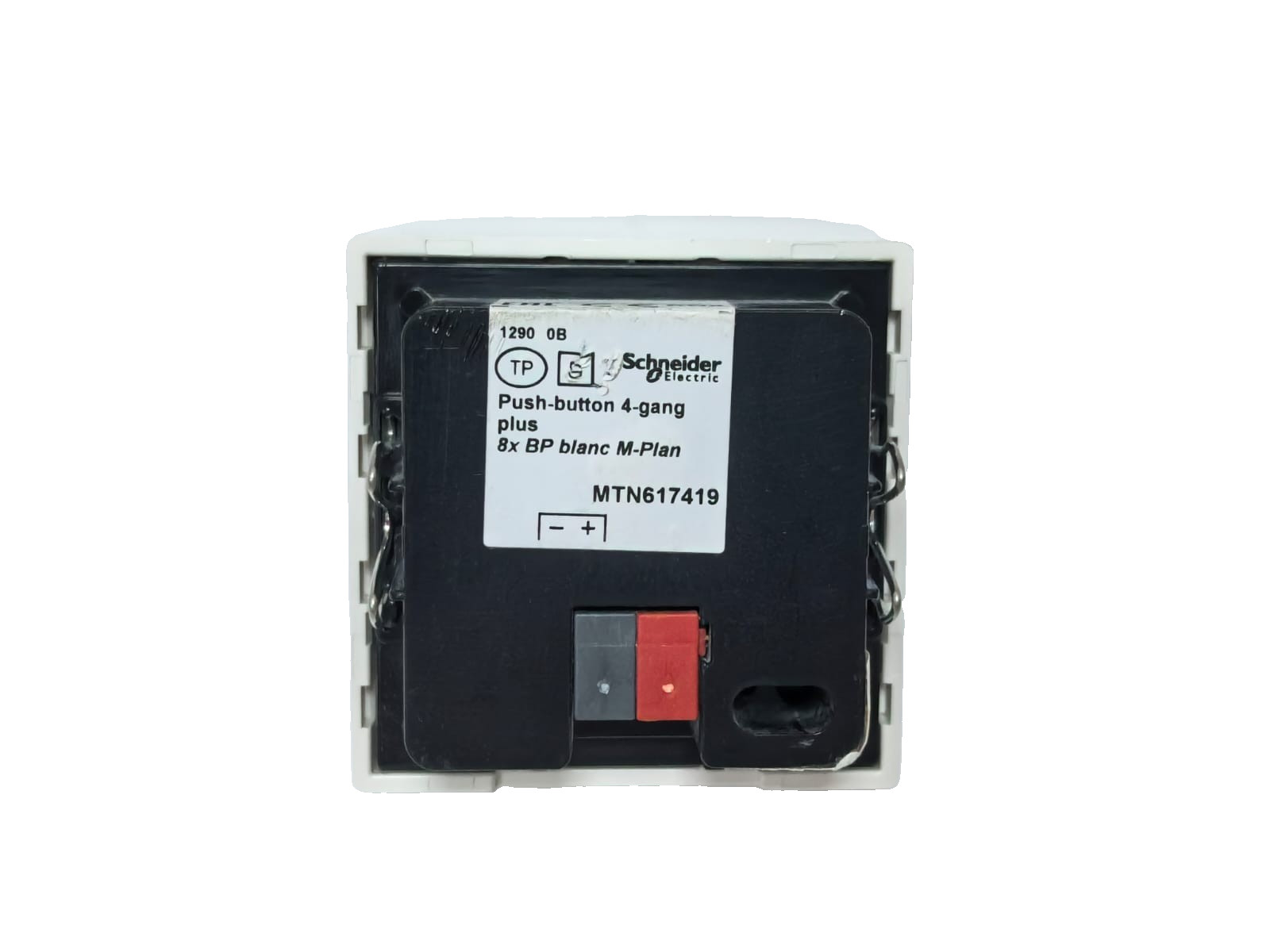 Schneider Electric MTN617419 SCHNEIDER ELECTRIC MTN617419 PUSH-BUTOON,4-GANG PLUS POLAR SYSTEM M 3