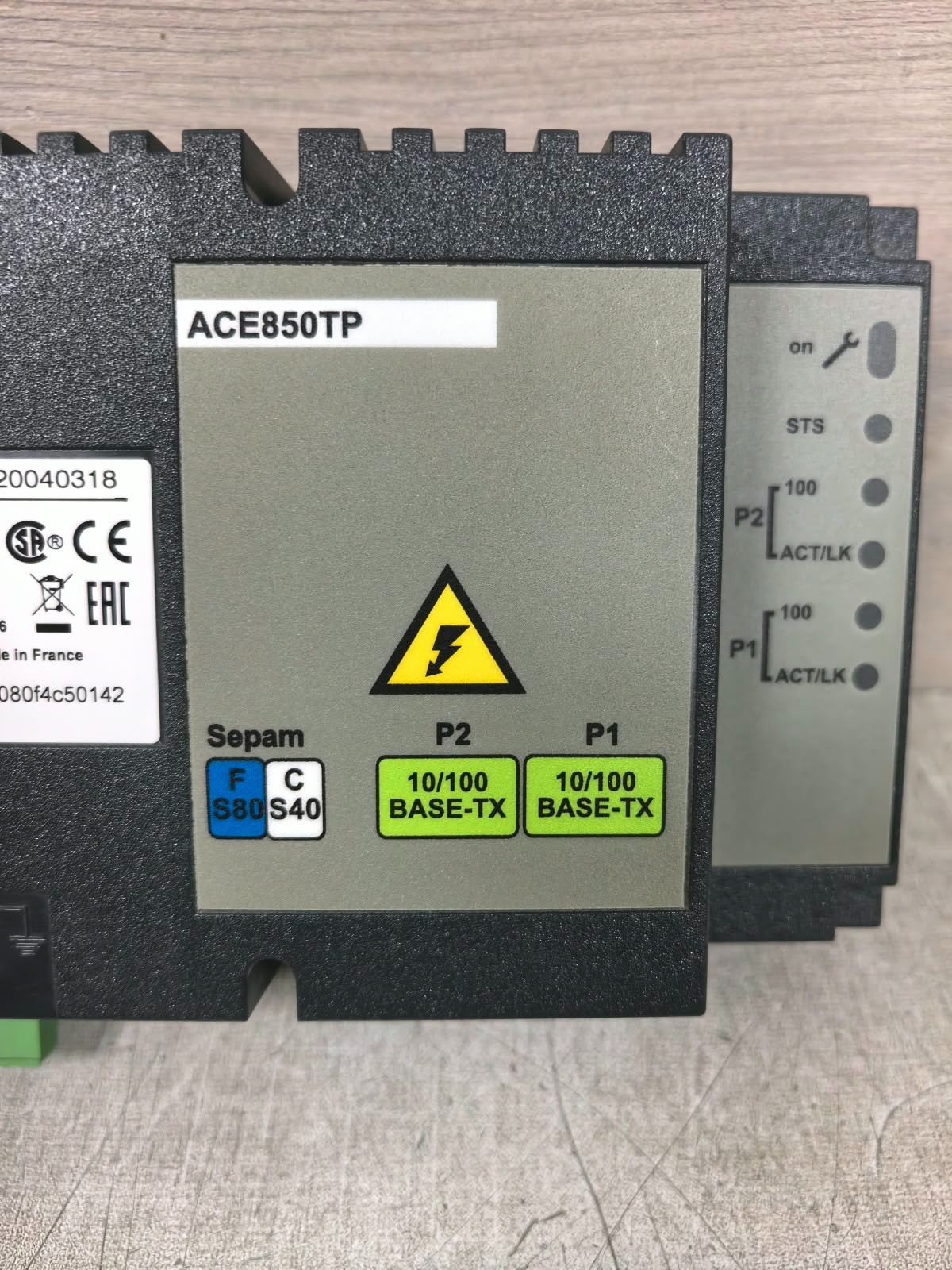 Schneider Electric ACE850TP 59658 SCHNEIDER ELECTRIC ACE850TP 59658 10/100 BASE TX TCP/IP INTERFACE 5