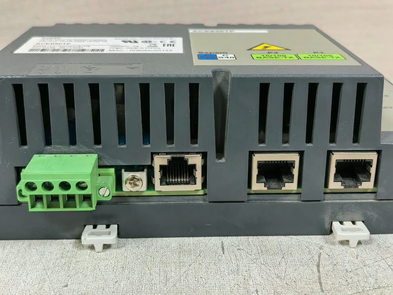Schneider Electric ACE850TP 59658 SCHNEIDER ELECTRIC ACE850TP 59658 10/100 BASE TX TCP/IP INTERFACE 10