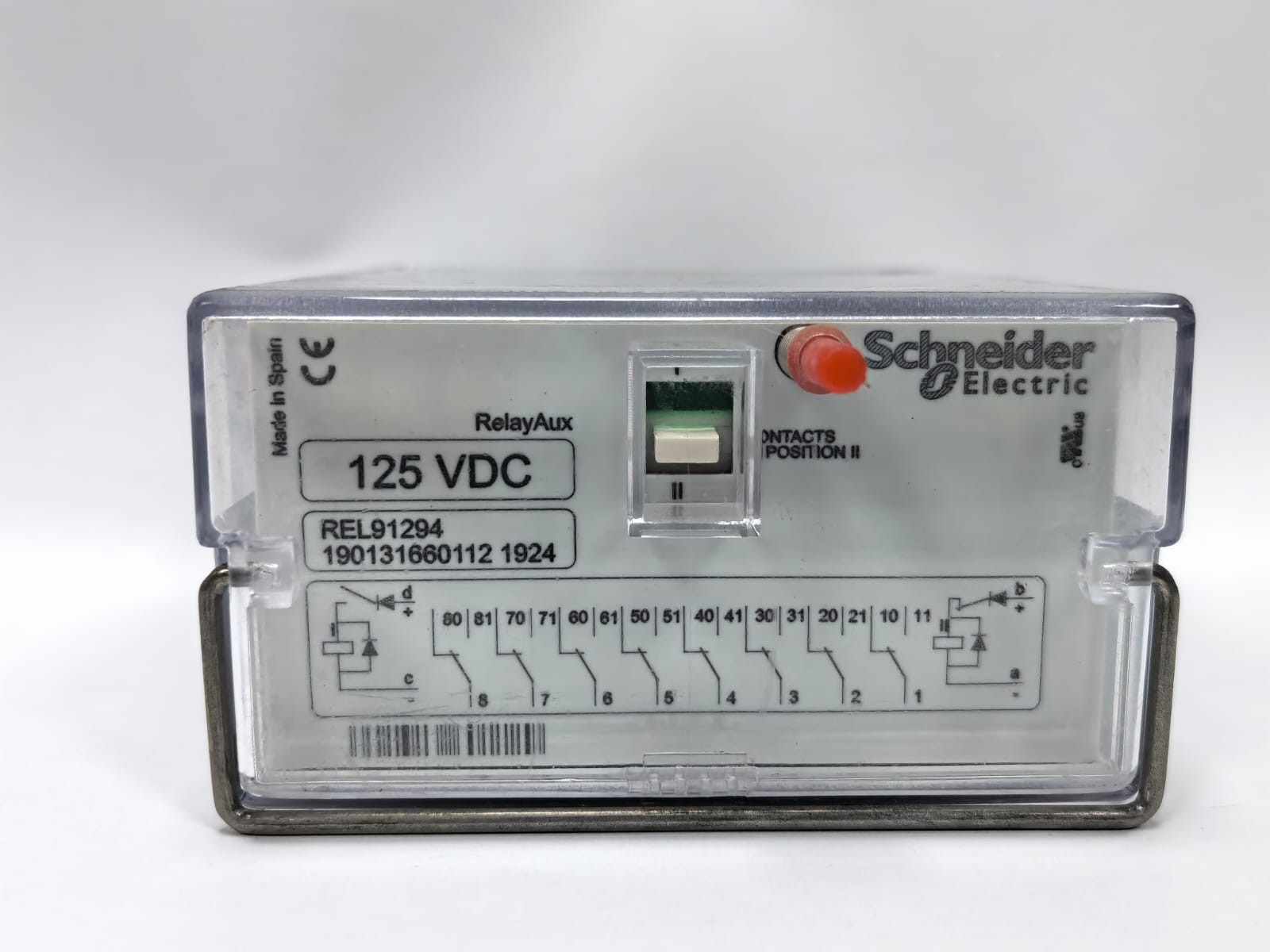 Schneider Electric REL91294 SCHNEIDER ELECTRIC REL91294 RELAY AUX 125 VDC 2