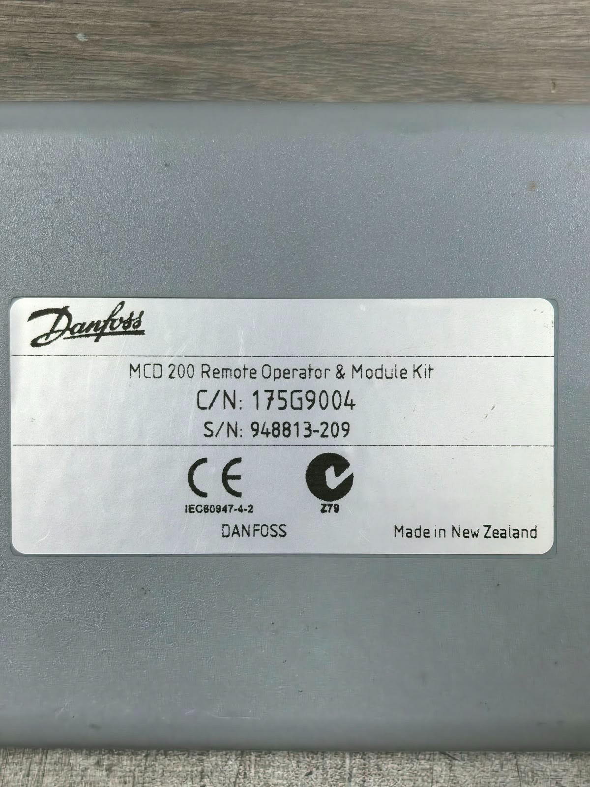 Danfoss MCD200 C/N: 175G9004 DANFOSS MCD200 C/N: 175G9004 REMOTE OPERATOR & MODULE KIT 2