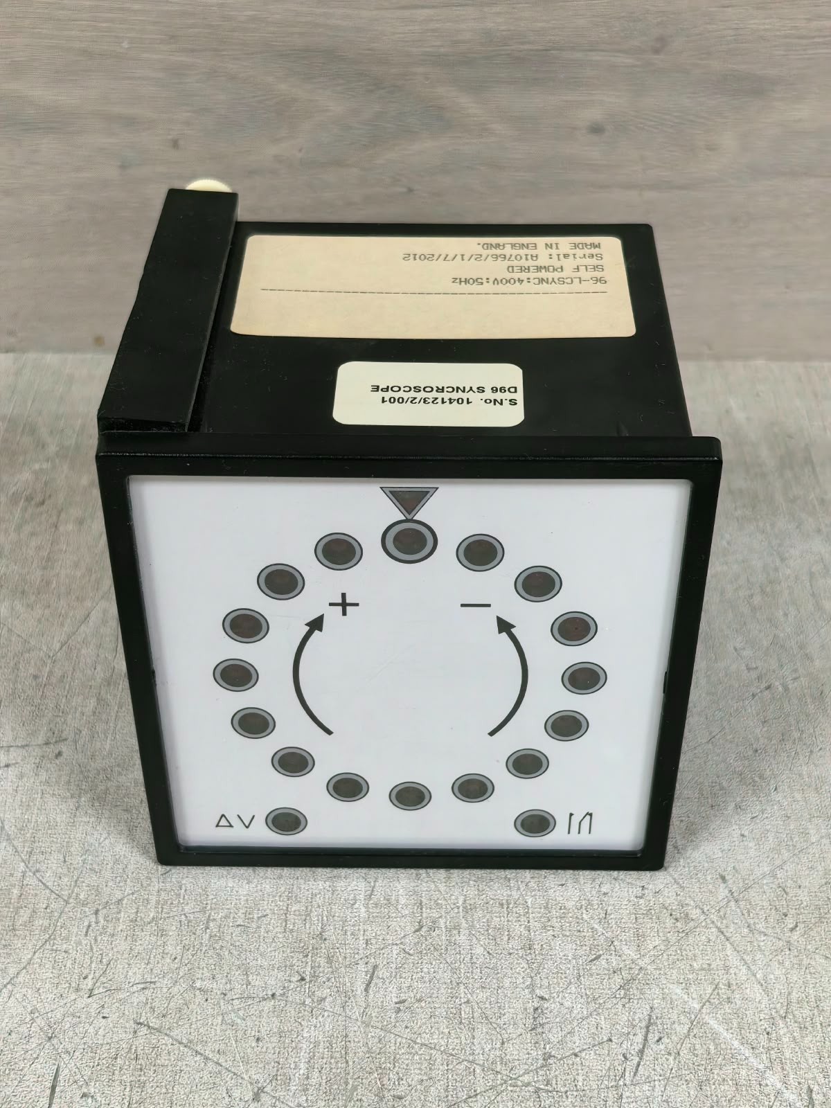 96-LCSYNC LED CHECK SYNCHROSCOPE 96-LCSYNC 400V 50HZ 5