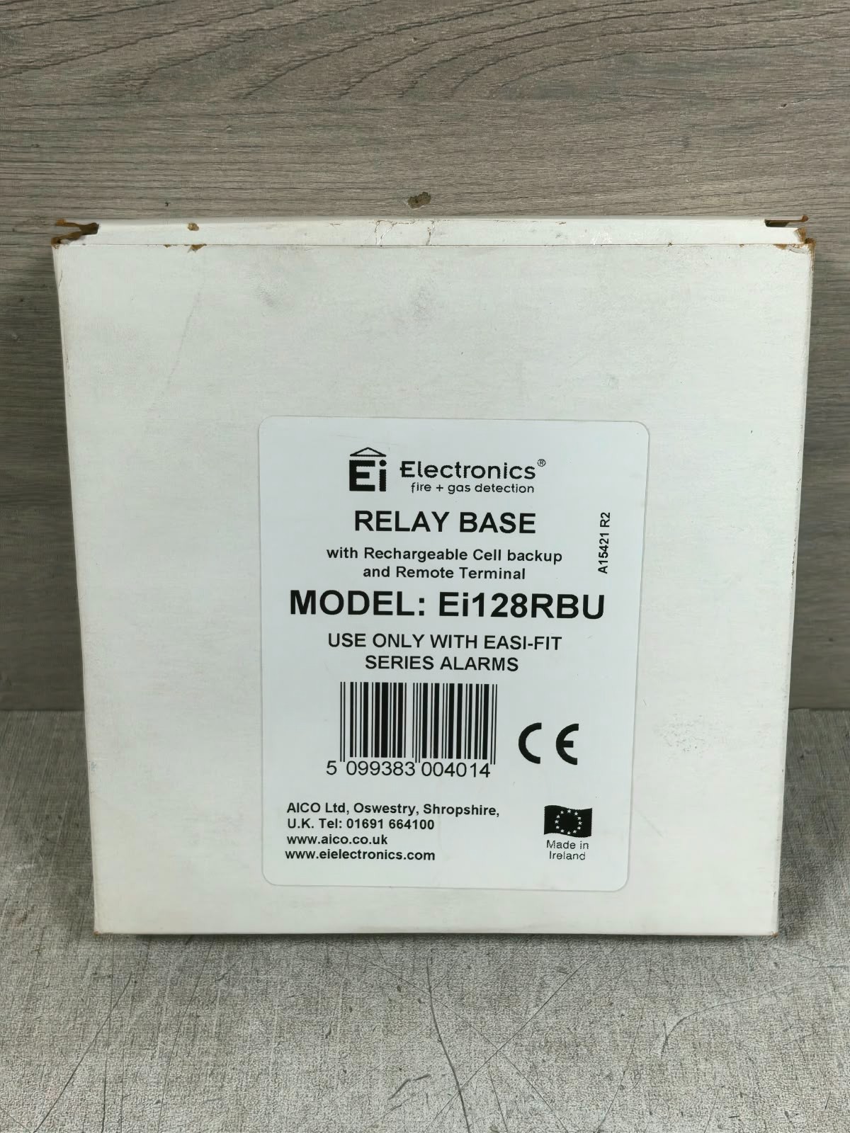 Aico EI128RBU AICO Ei128RBU RELAY BASE WITH RECHARGEABLE CELL BACKUP & REMOTE TERMINAL 9