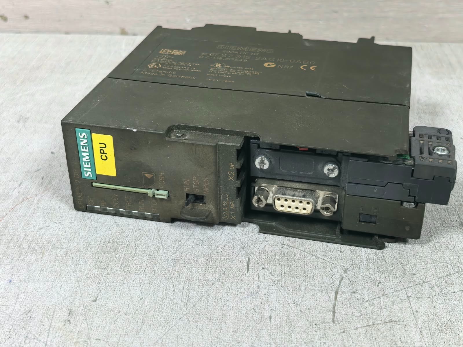 Siemens 6ES7 315-2AG10-0AB0 SIEMENS SIMATIC S7 6ES7 315-2AG10-0AB0 PROGRAMMABLE LOGIC CONTROLLER 5