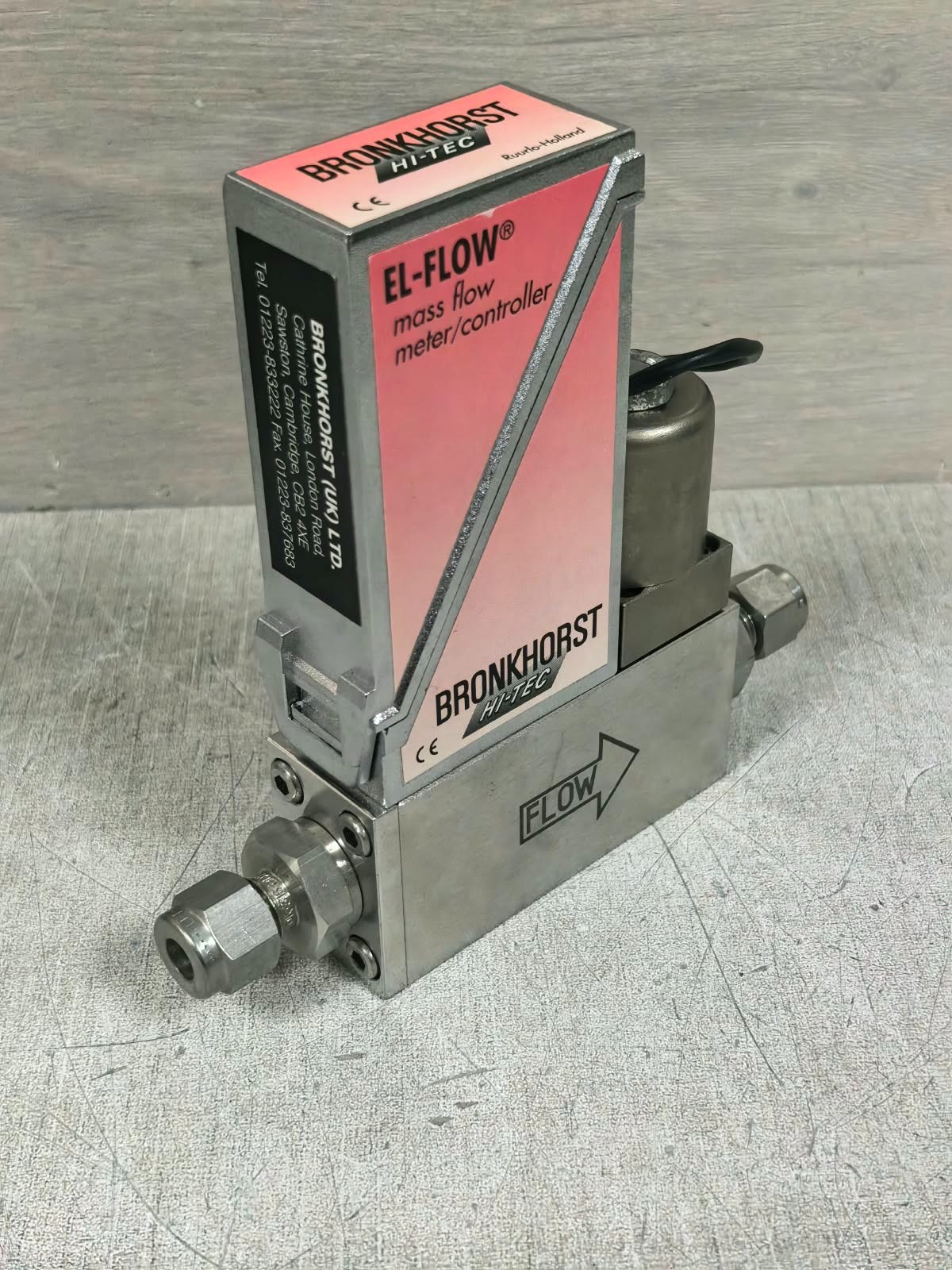 BRONKHORST EL-FLOW F-201AC-FDC-22-V BRONKHORST EL-FLOW F-201AC-FDC-22-V MASS FLOW/ METER/CONTROLLER 4