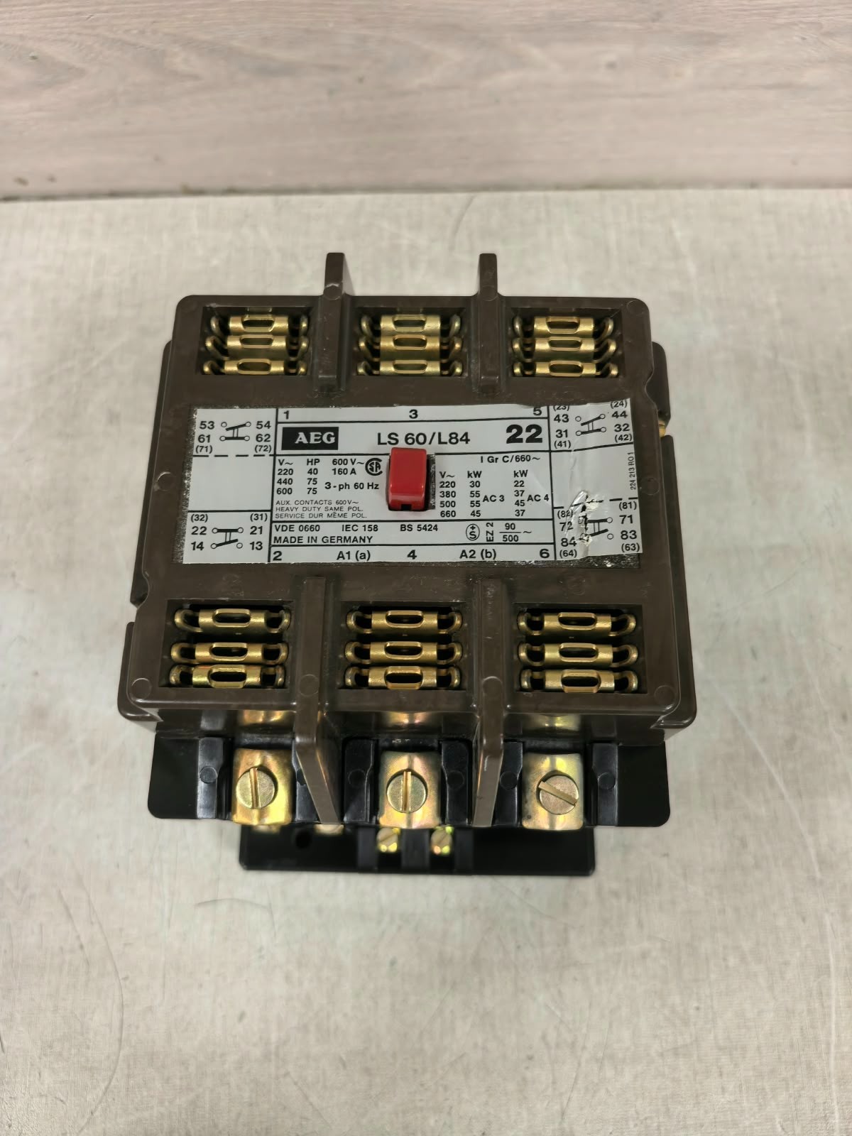 AEG LS 60/L84 AEG LS 60/L84 ELECTRICAL CONTACTOR 8
