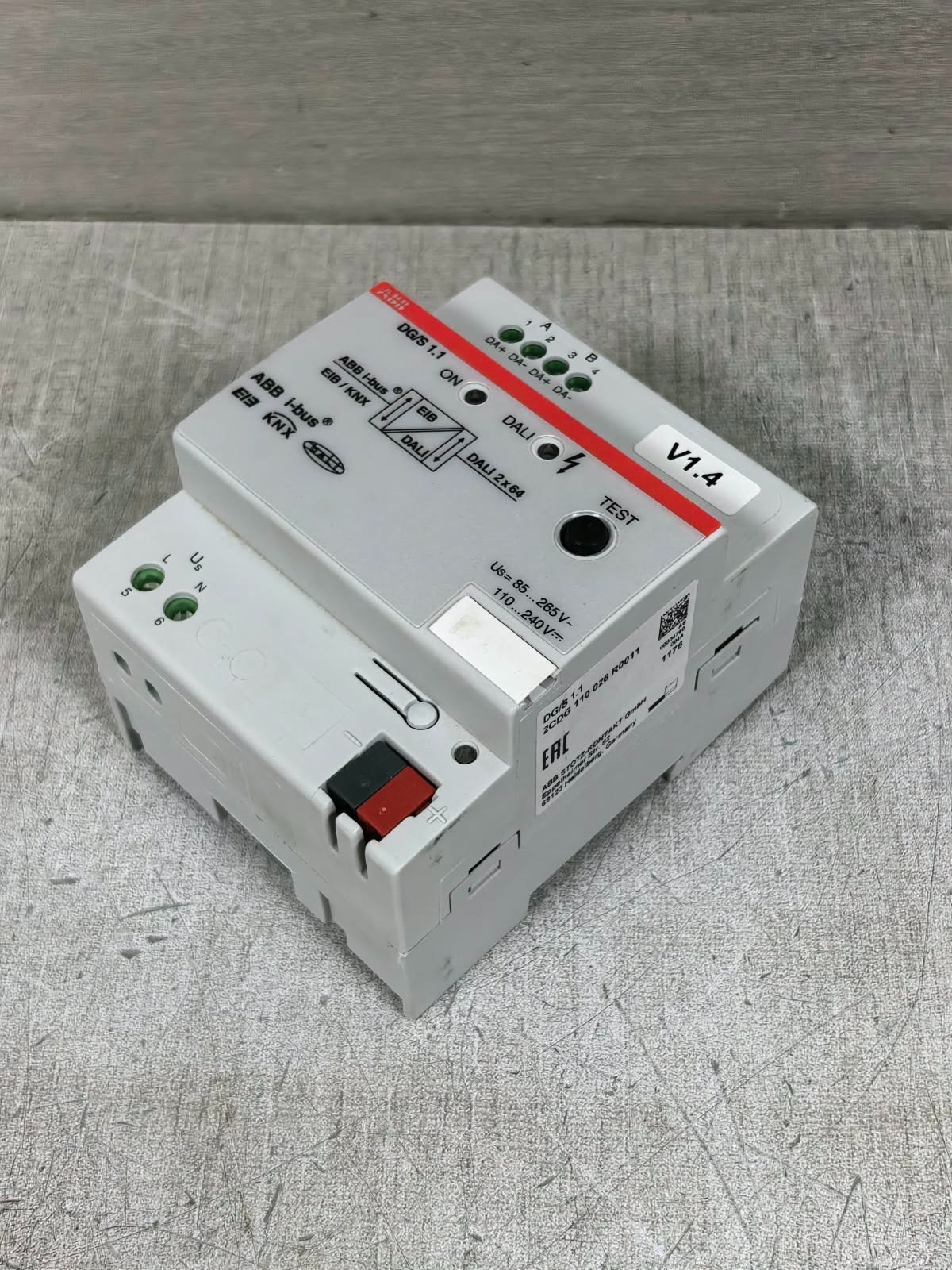 ABB DG/S 1.1 2CDG 110 026 ABB DG/S 1.1 2CDG 110 026 R0011 DALI-GATEWAY 1-FOLD 5