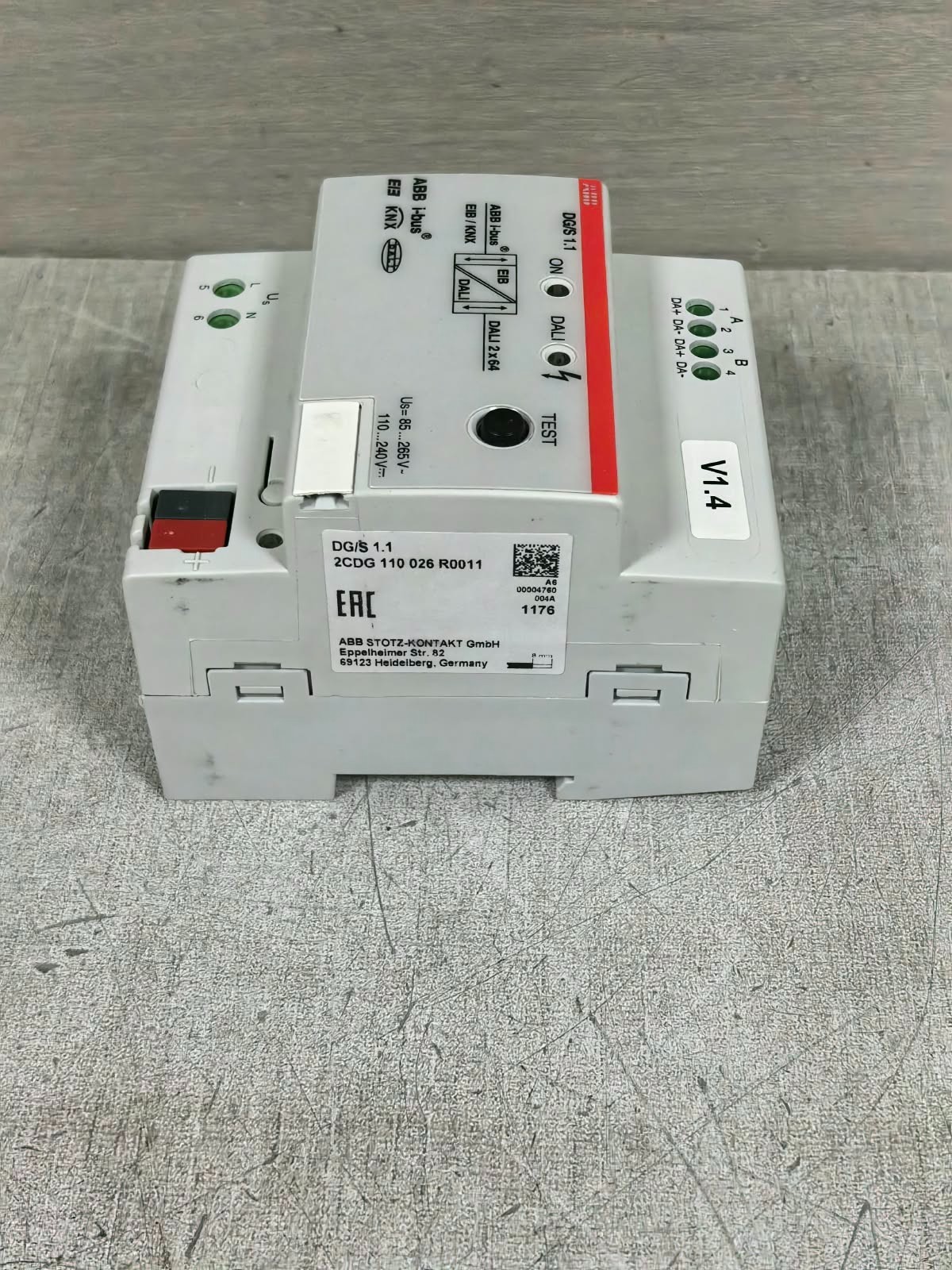 ABB DG/S 1.1 2CDG 110 026 ABB DG/S 1.1 2CDG 110 026 R0011 DALI-GATEWAY 1-FOLD 7