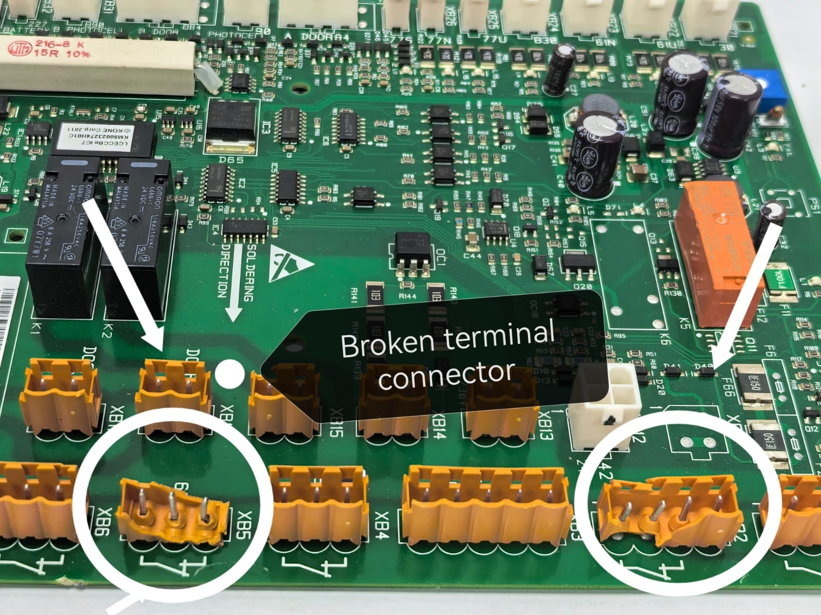 KONE KM50025437H06 KONE LCECCBE PCB BOARD KM50025437H06 3