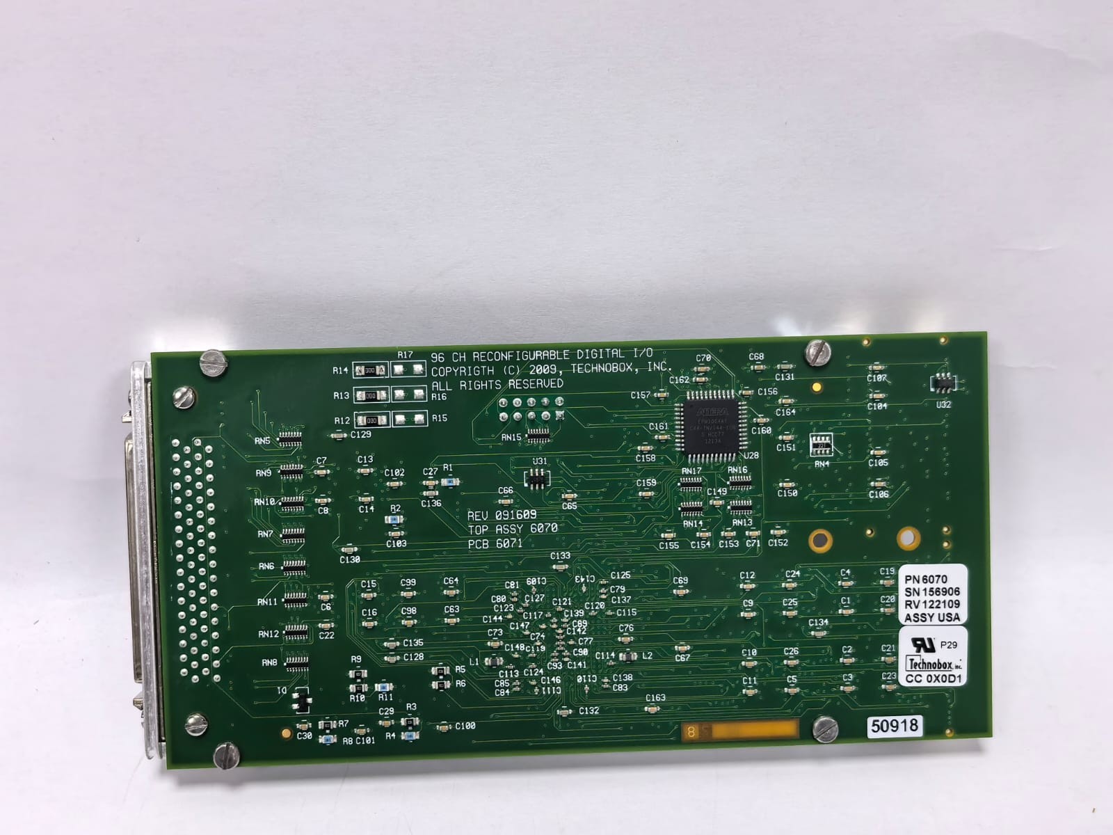 TECHNOBOX 6070 TECHNOBOX 96 CH RECONFIGURABLE DIGITAL I/O 6070 4