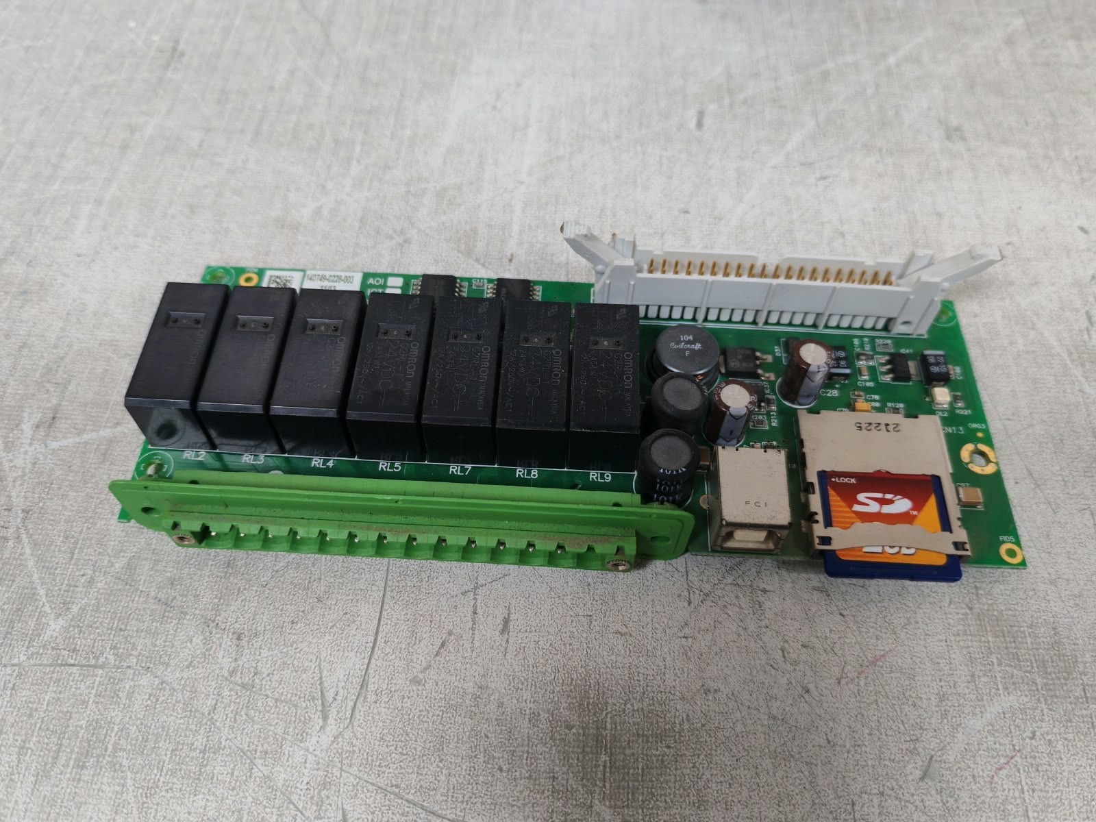 140749-0228-003 140749-0228-003 Industrial Control Board 7-Channel Relay Module 7