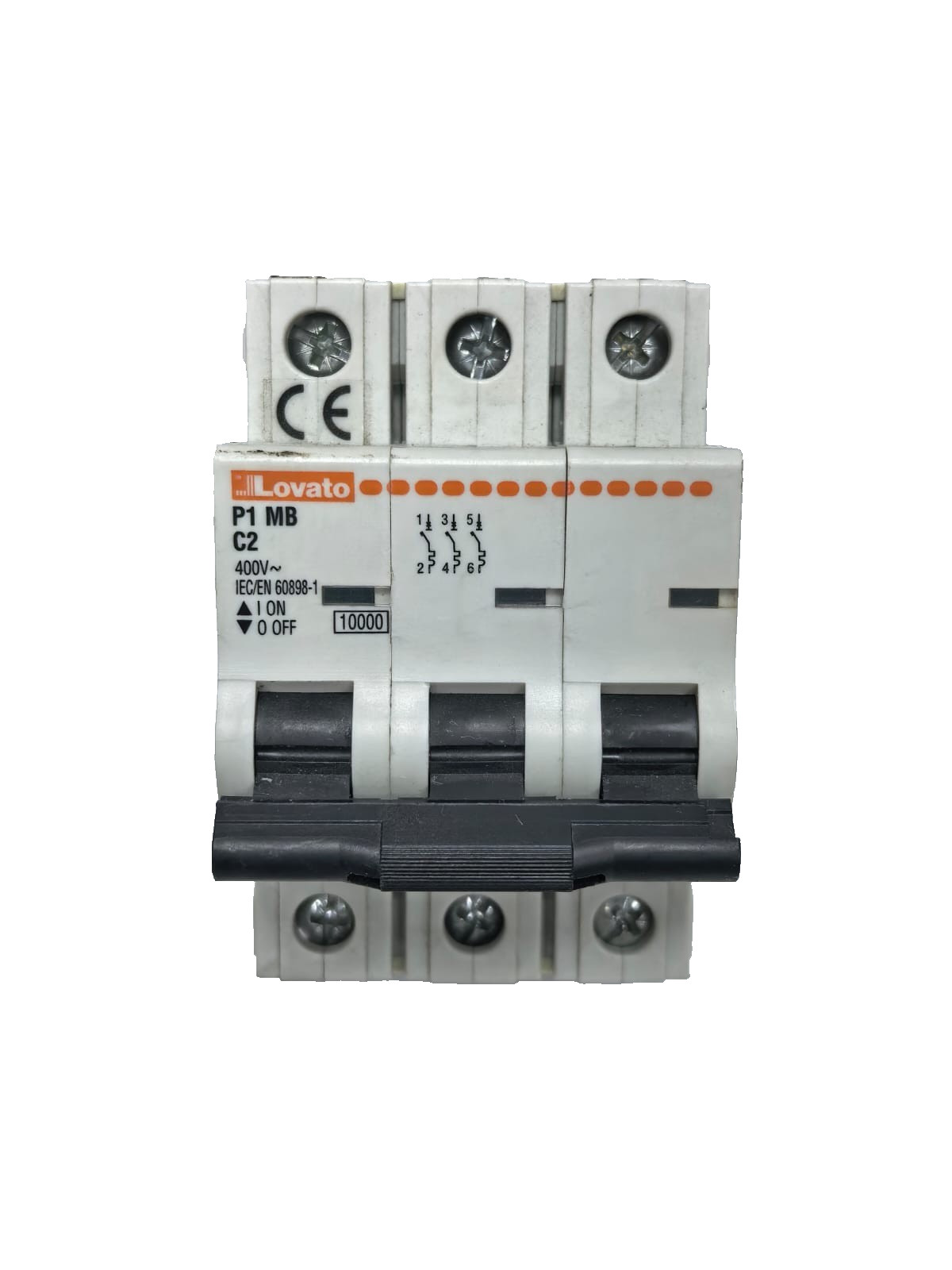 Lovato P1 MB C2 LOVATO P1 MB C2 TRIPLE POLE CIRCUIT BREAKER PCS 1