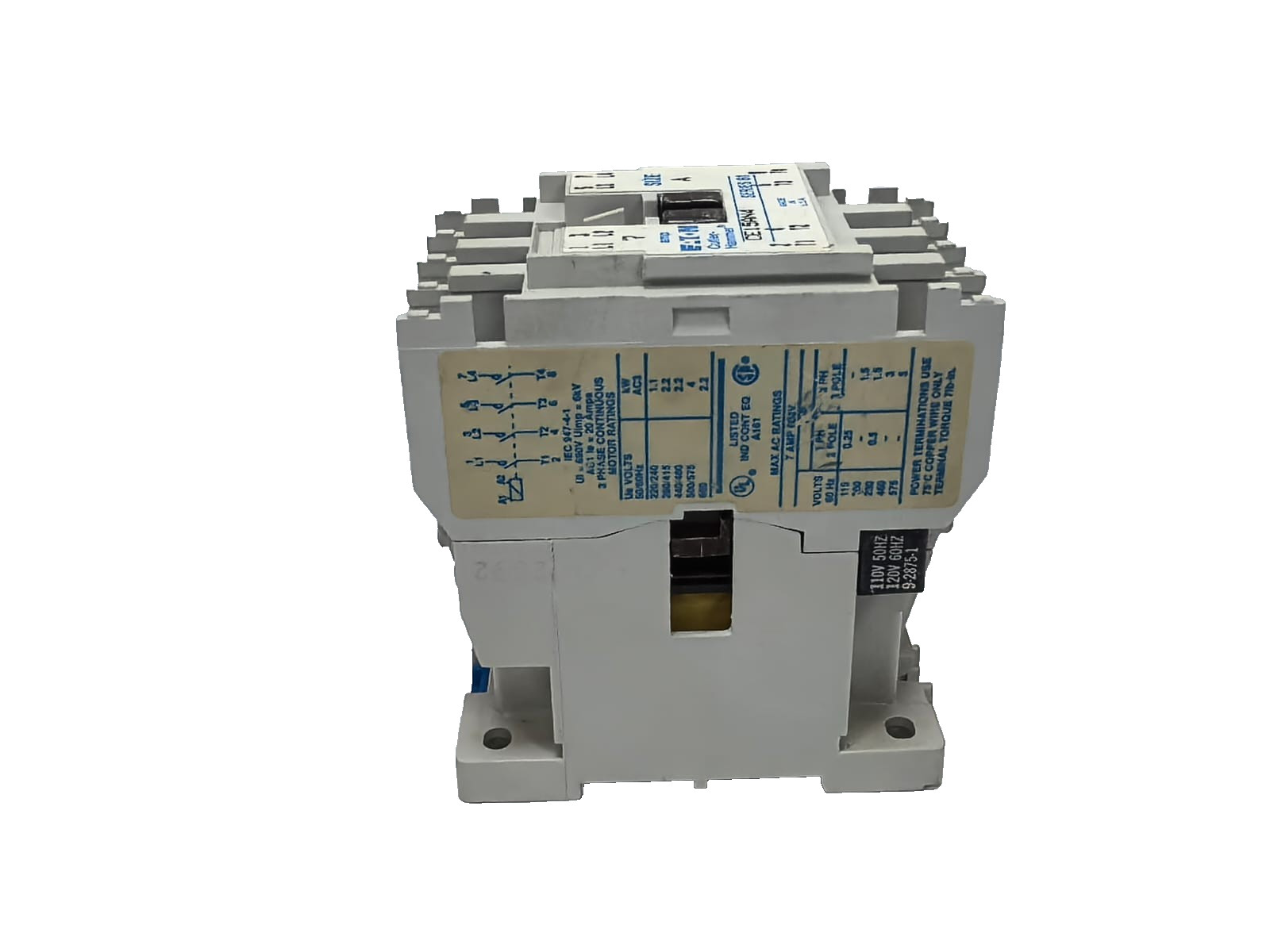 Eaton CE15AN4 EATON CUTLER HAMMER CE15AN4 CONTACTOR SERIES B1 4