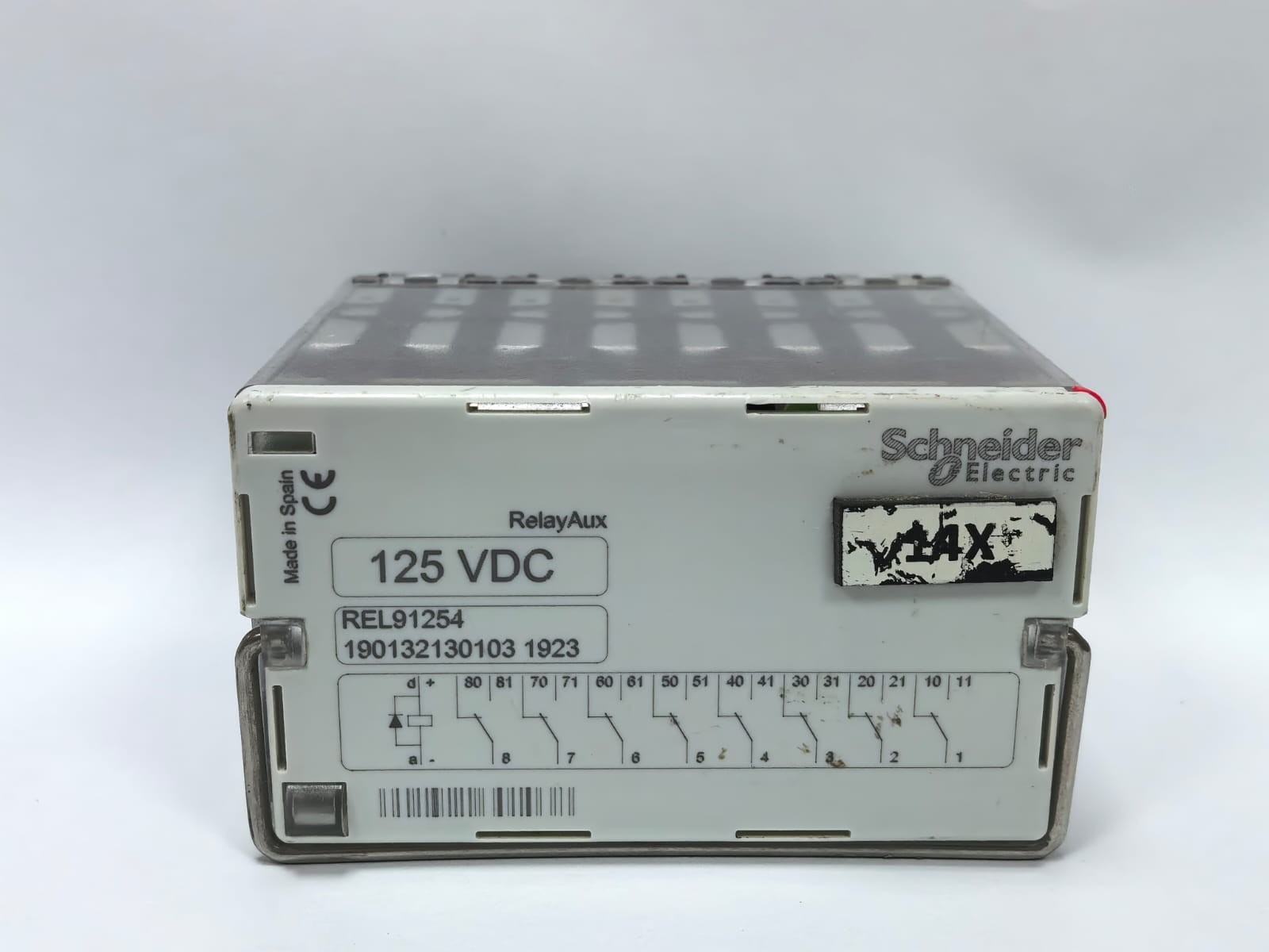 Schneider Electric REL91254 SCHNEIDER ELECTRIC REL91254 RELAY AUX 125 VDC INSTANTANEOUS FAST TRIP RELAY 1