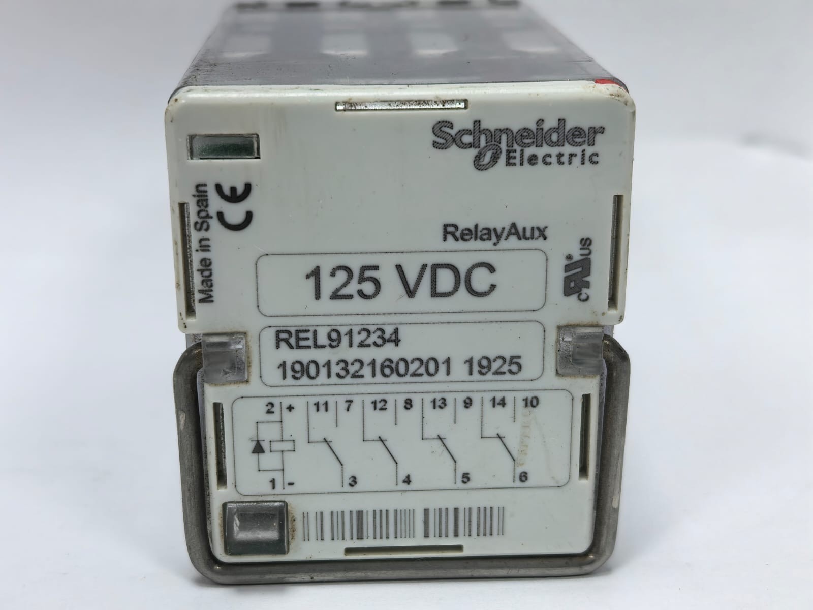 Schneider Electric REL91234 SCHNEIDER ELECTRIC REL91234 RELAY AUX 125 VDC INSTANTANEOUS FAST TRIP RELAY 2
