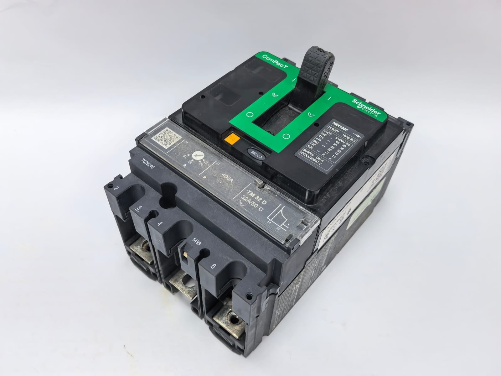 Schneider Electric NSX100F SCHNEIDER ELECTRIC NSX100F/NSX 100-160-250 F/N/H/NA CIRCUIT BREAKER 400A 10