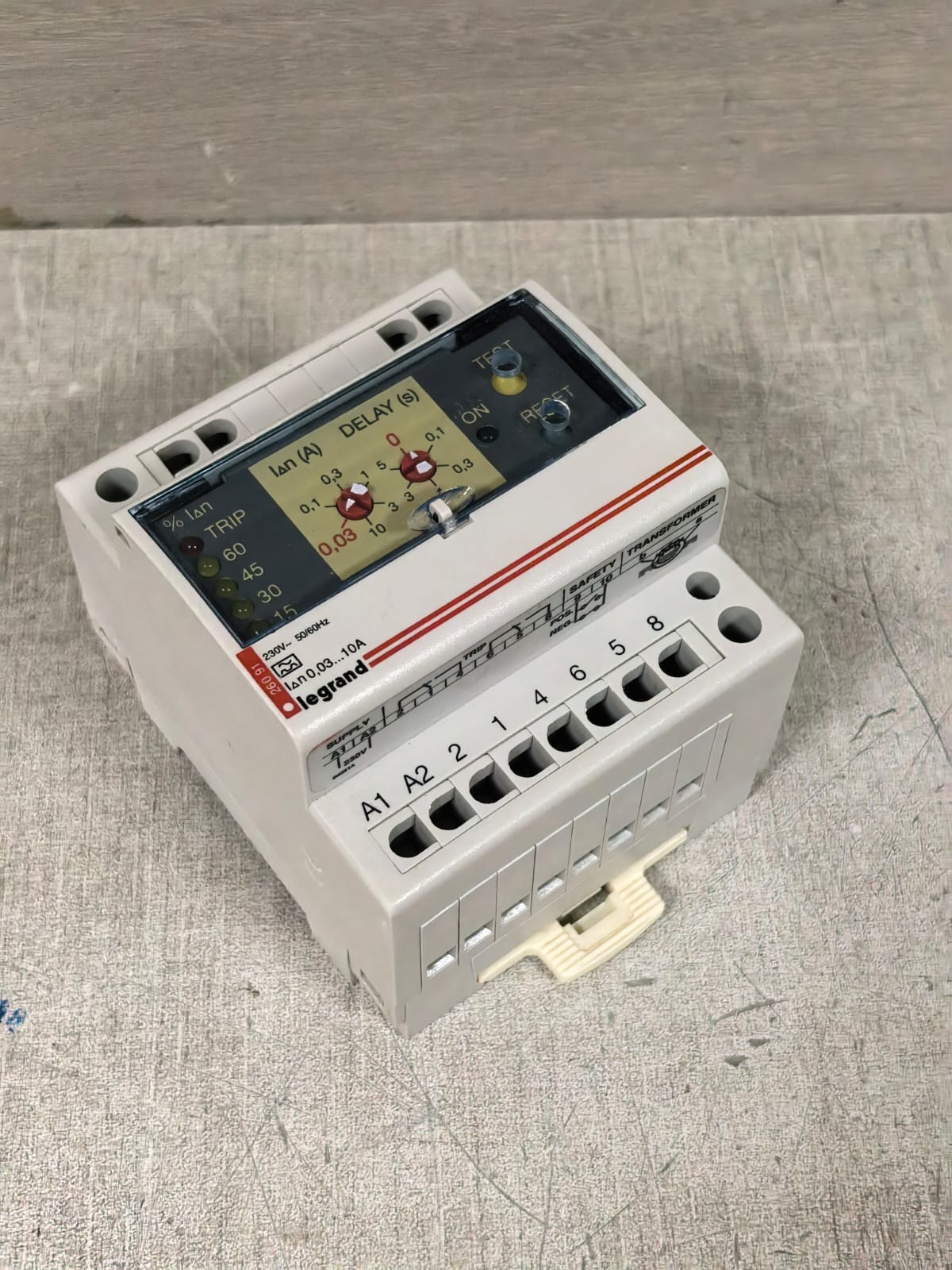 Legrand DPX 26091 LEGRAND DPX 26091 RESIDUAL CURRENT RELAY 230V 6