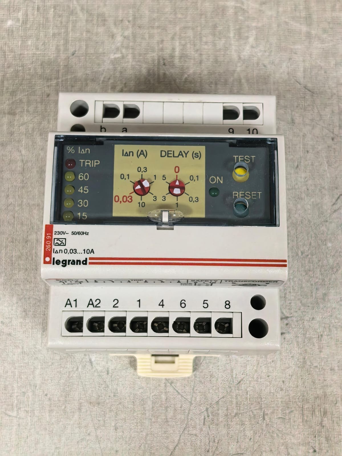 Legrand DPX 26091 LEGRAND DPX 26091 RESIDUAL CURRENT RELAY 230V 7