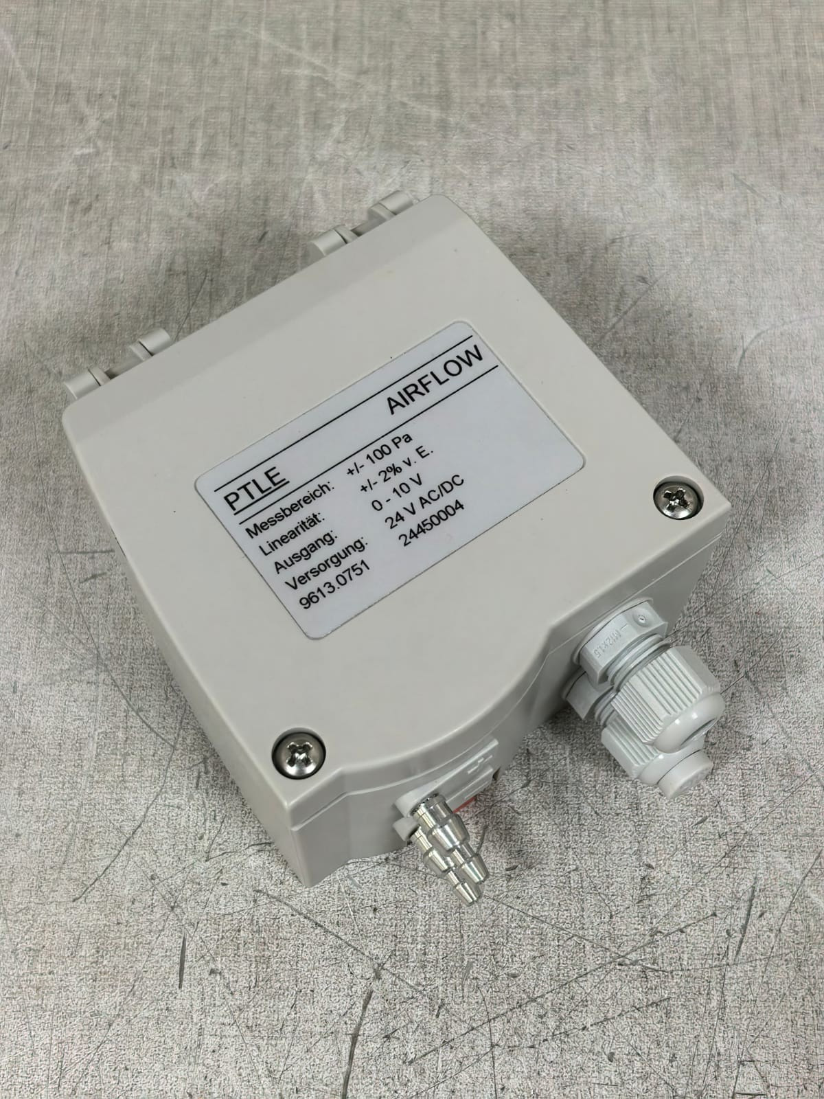 PTLE 9613.0751 PTLE 9613.0751 AIRFLOW PRESSURE TRANSMITTER 24VAC/DC 4