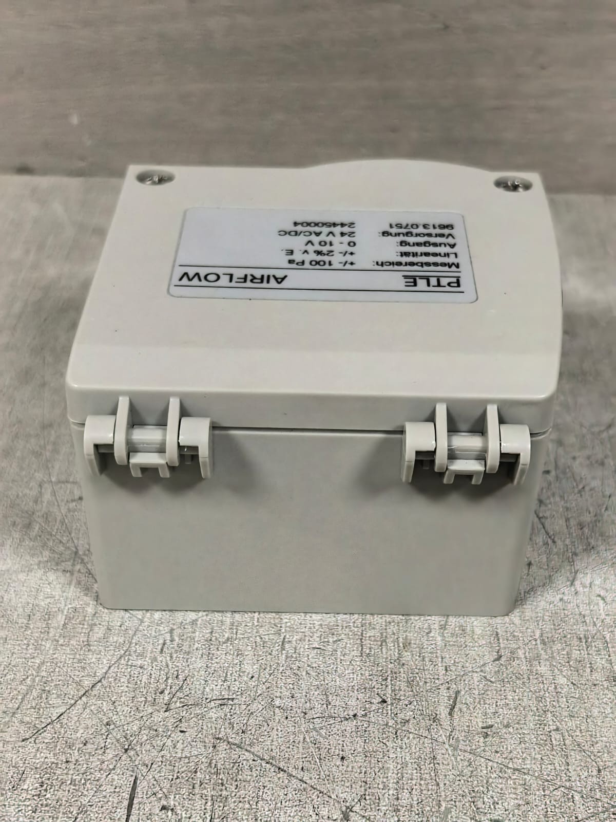 PTLE 9613.0751 PTLE 9613.0751 AIRFLOW PRESSURE TRANSMITTER 24VAC/DC 6