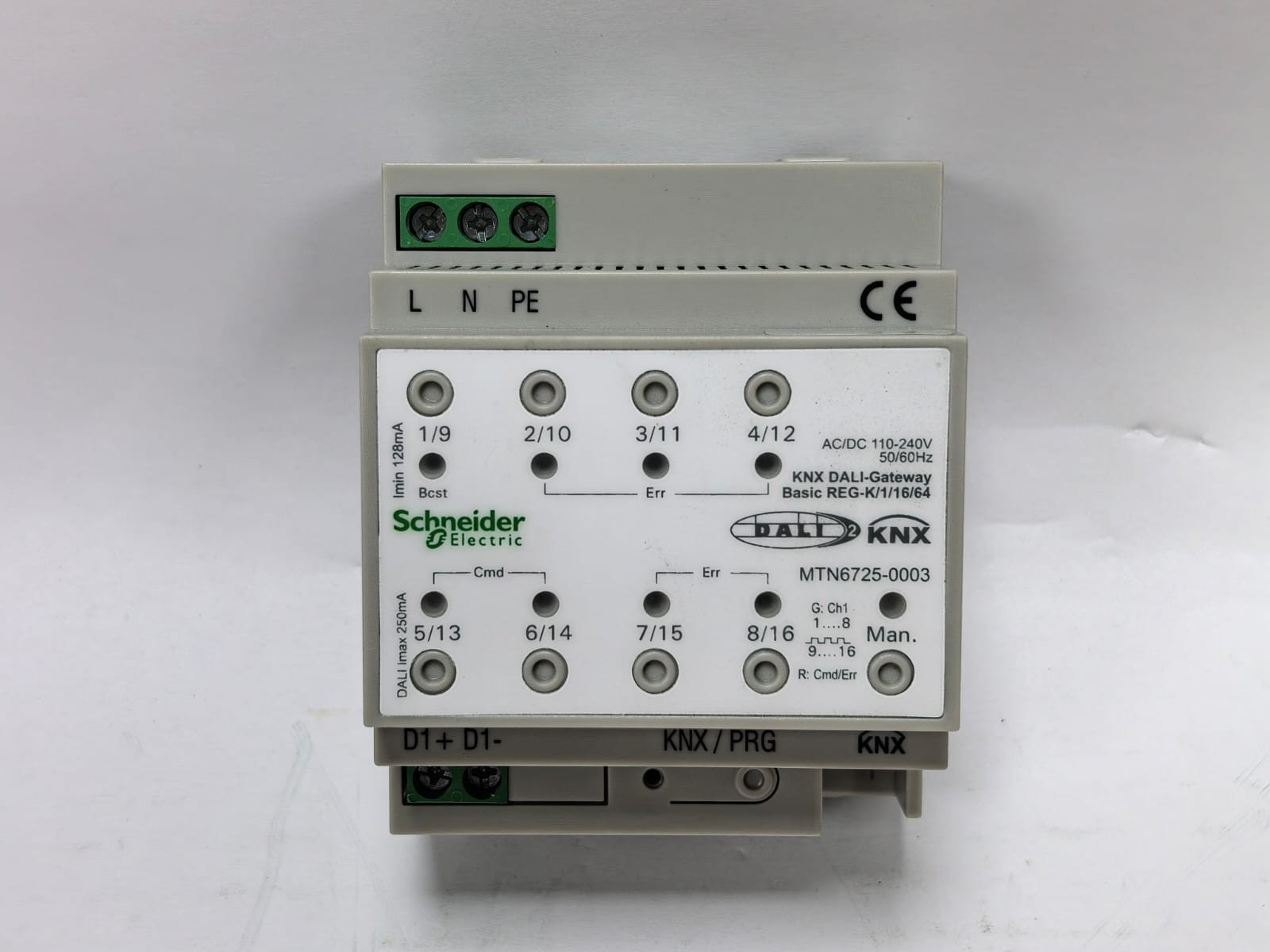 Schneider Electric MTN6725-0003 SCHNEIDER ELECTRIC MTN6725-0003 KNX DALI-GATEWAY BASIC REG-K/1/16/64 2