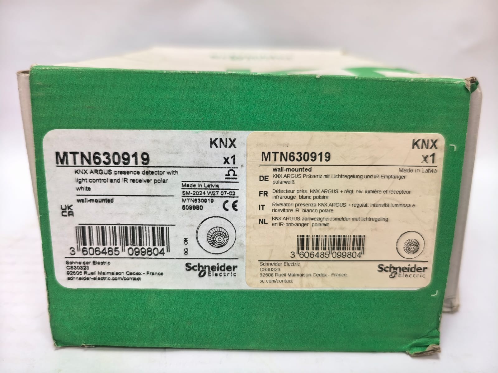 Schneider Electric MTN630919 SCHNEIDER ELECTRIC MTN630919 KNX ARGUS PRESENCE DETECTOR 8