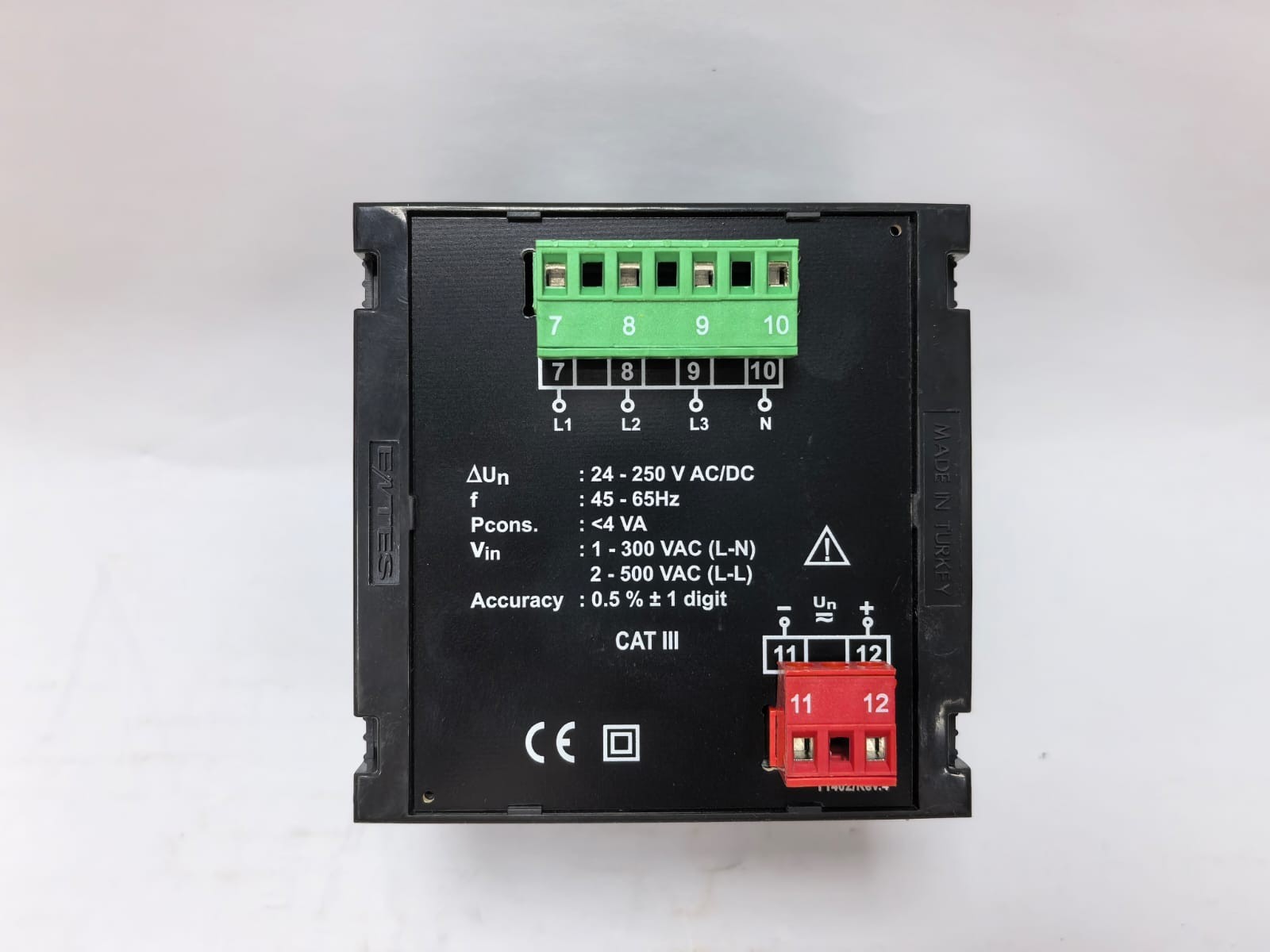 ENTES EVM-35 ENTES EVM-35 VOLTMETER 24-250VAC/DC 4