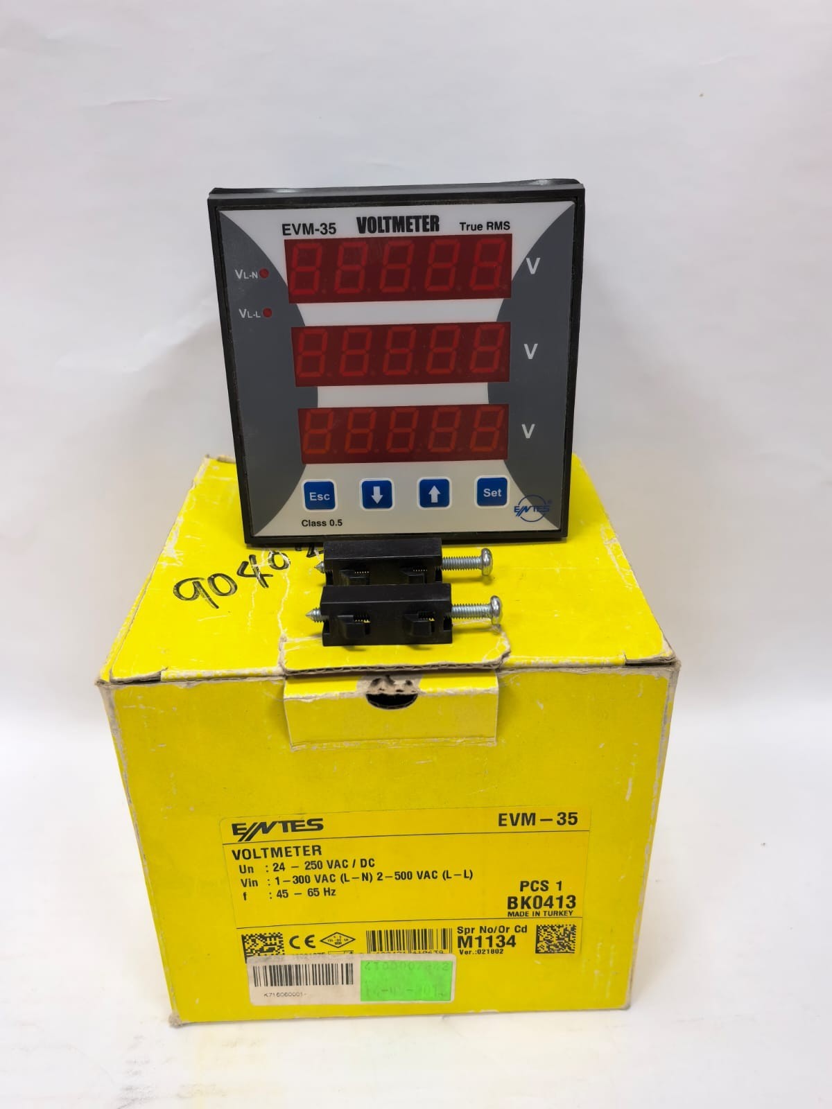 ENTES EVM-35 ENTES EVM-35 VOLTMETER 24-250VAC/DC 1