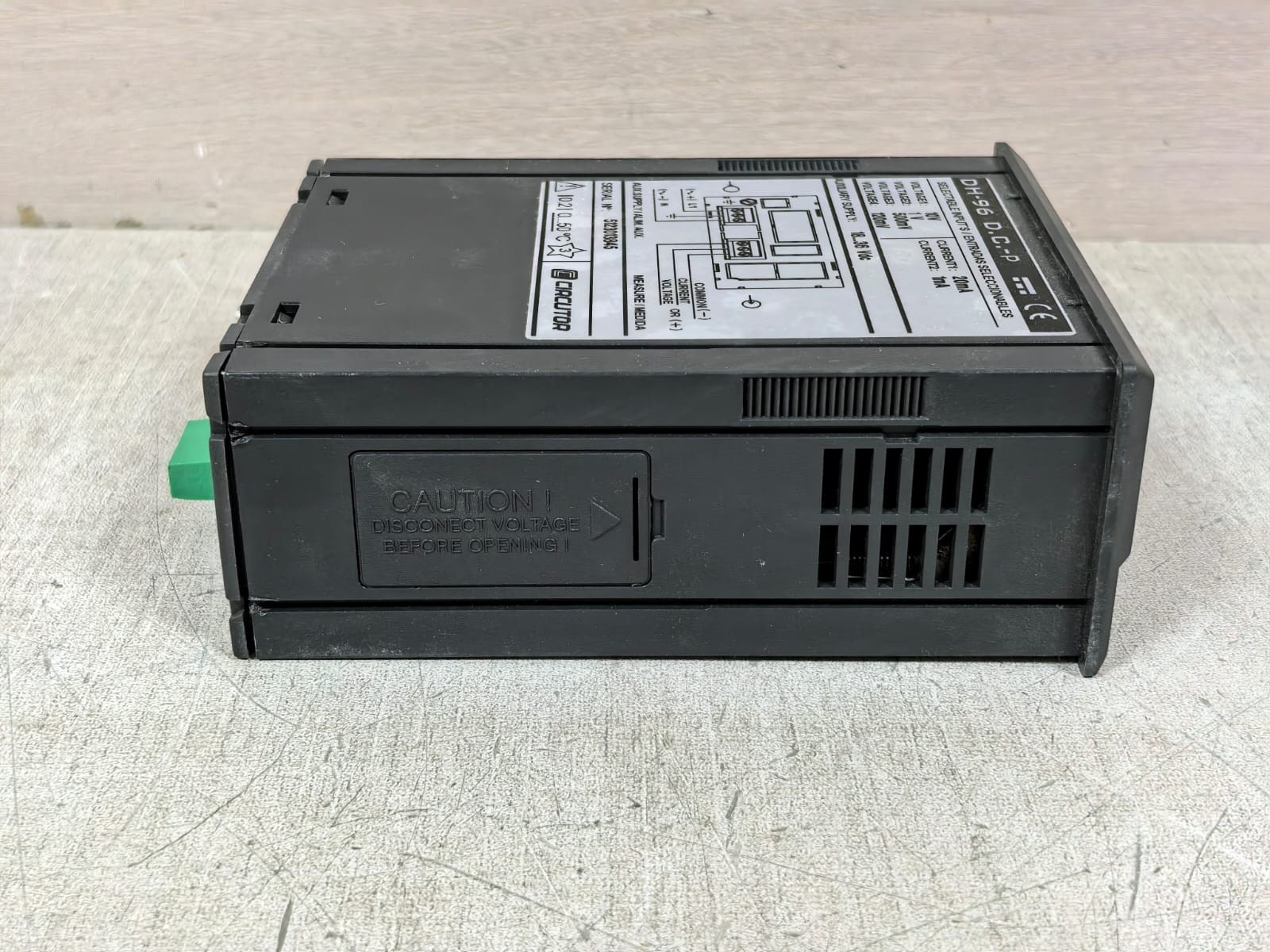 CIRCUTOR DH-96 D.C.-P CIRCUTOR DH-96 D.C.-P DIGITAL & MEASURING CONTROL INSTRUMENT 8
