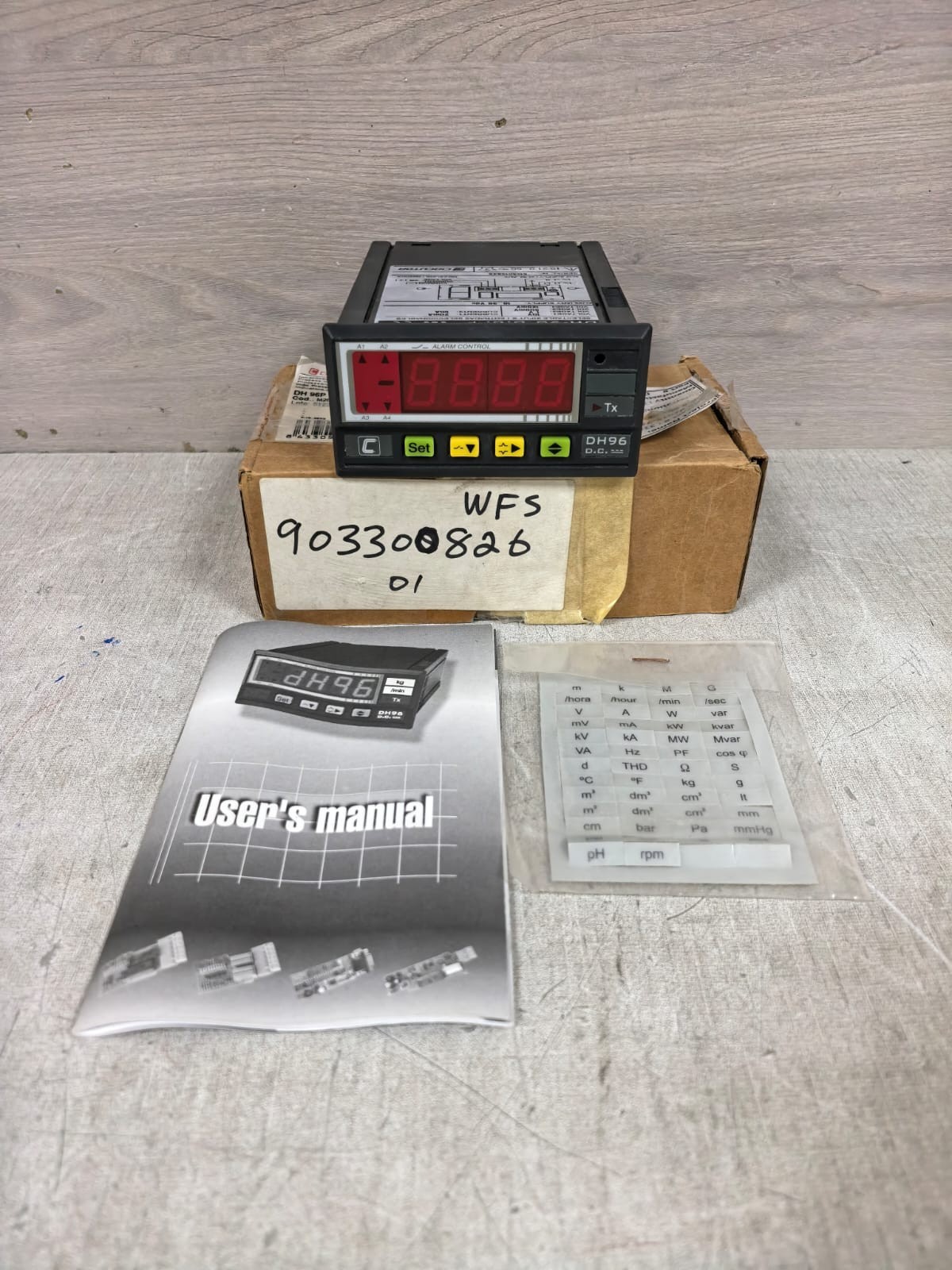 CIRCUTOR DH-96 D.C.-P CIRCUTOR DH-96 D.C.-P DIGITAL & MEASURING CONTROL INSTRUMENT 1