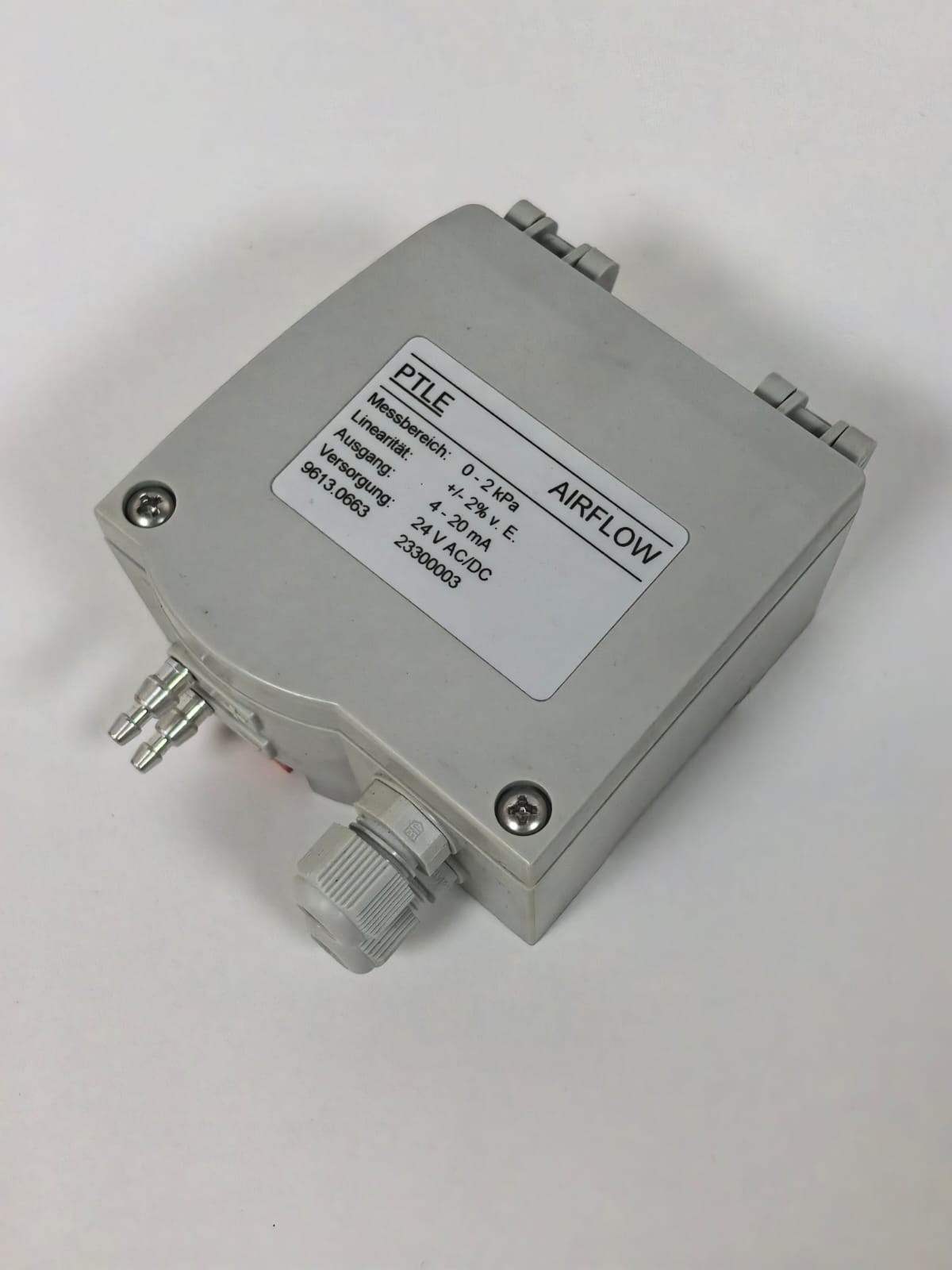 PTLE 9613.0663 PTLE 9613.0663 AIRFLOW PRESSURE TRANSMITTER 24VAC/DC 5