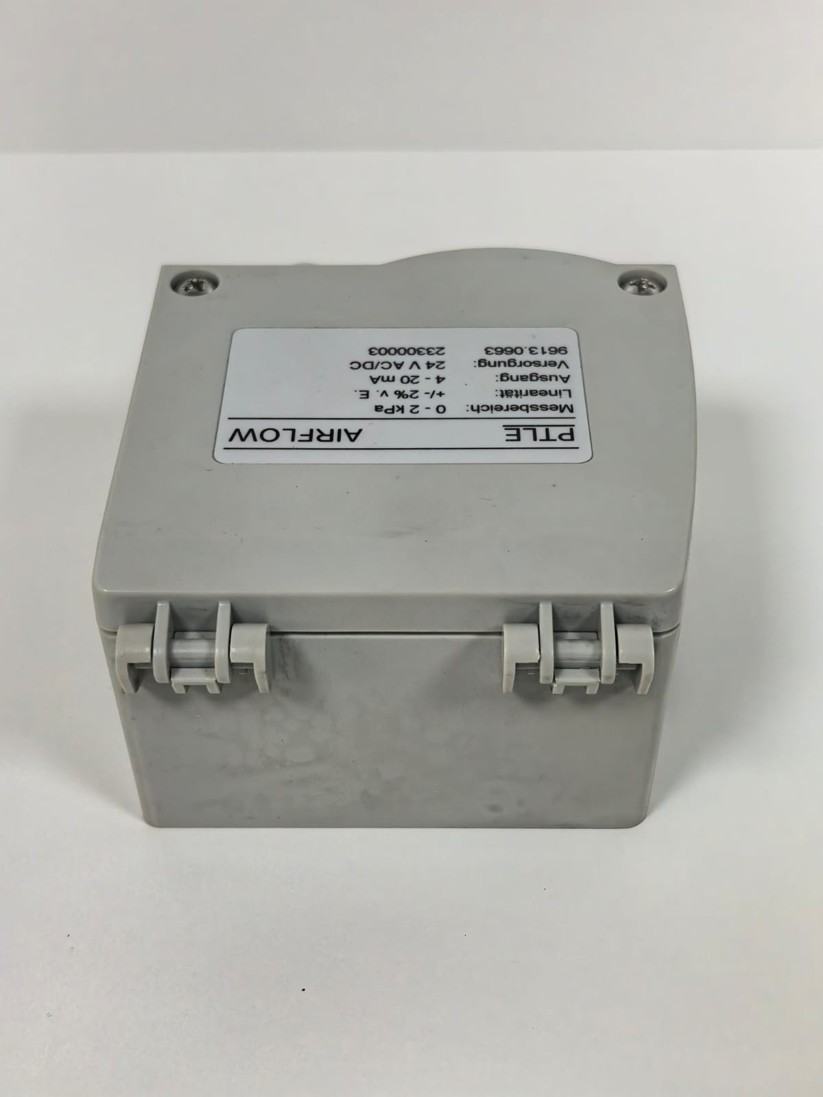 PTLE 9613.0663 PTLE 9613.0663 AIRFLOW PRESSURE TRANSMITTER 24VAC/DC 7