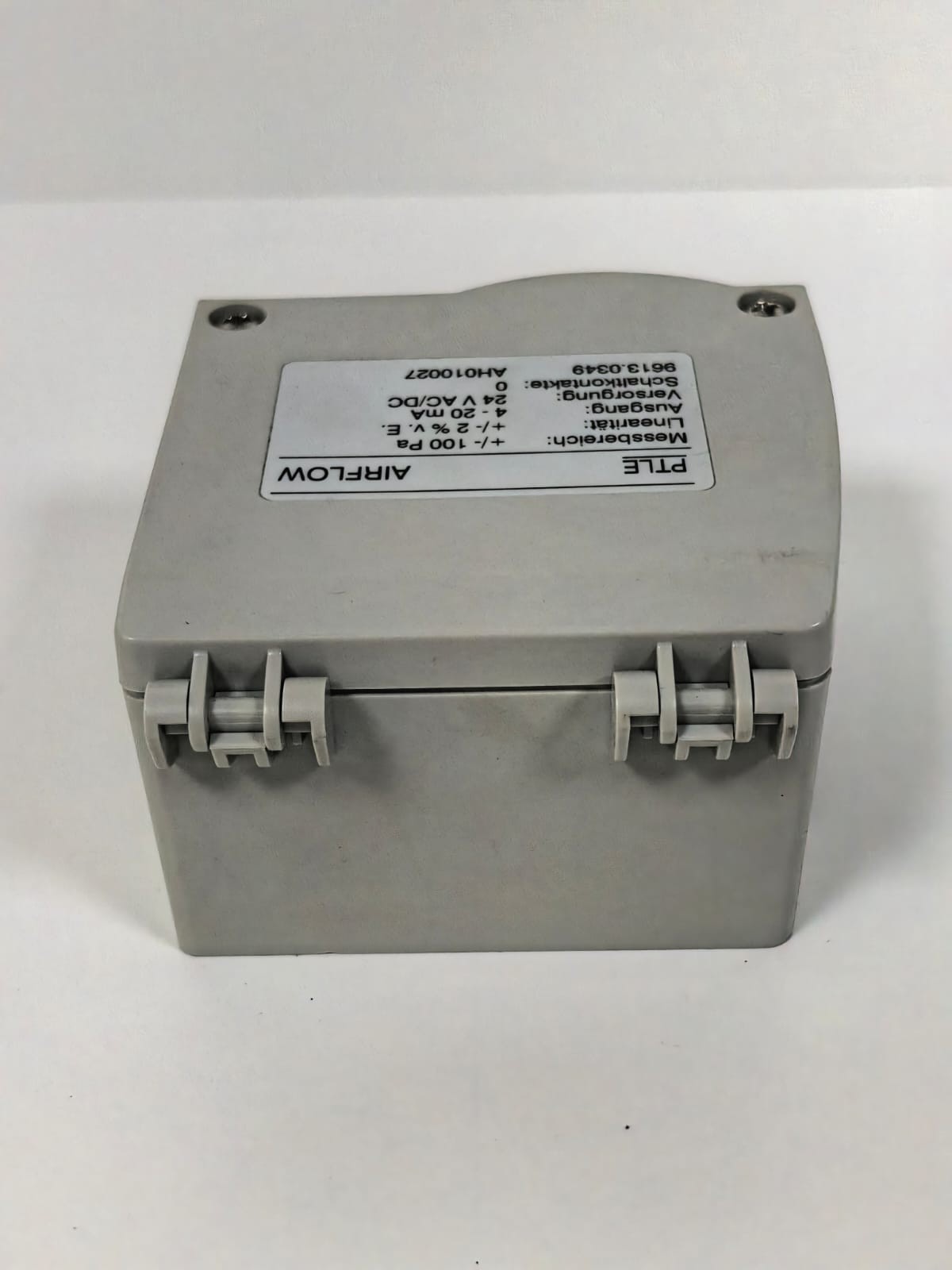 PTLE 9613.0349 PTLE 9613.0349 AIRFLOW PRESSURE TRANSMITTER 24VAC/DC 7