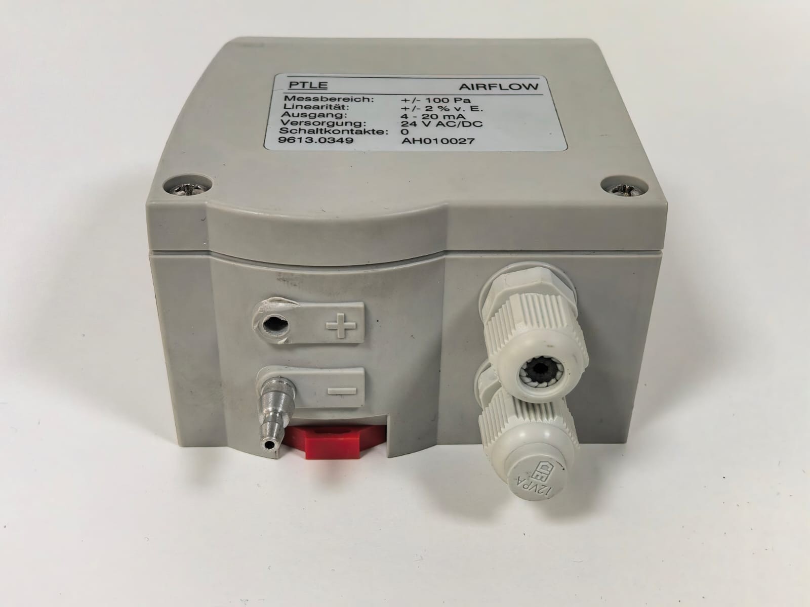 PTLE 9613.0349 PTLE 9613.0349 AIRFLOW PRESSURE TRANSMITTER 24VAC/DC 8