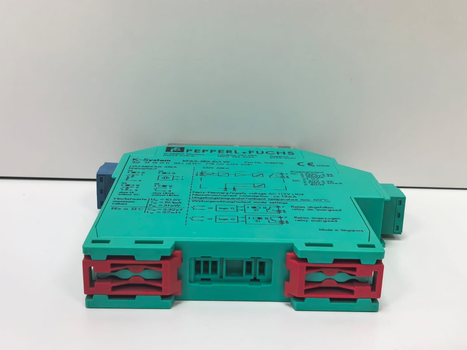 Pepperl 103371S PEPPERL+FUCHS KFA5-SR2-EX1.W SWITCH AMPLIFIER 103371S 9