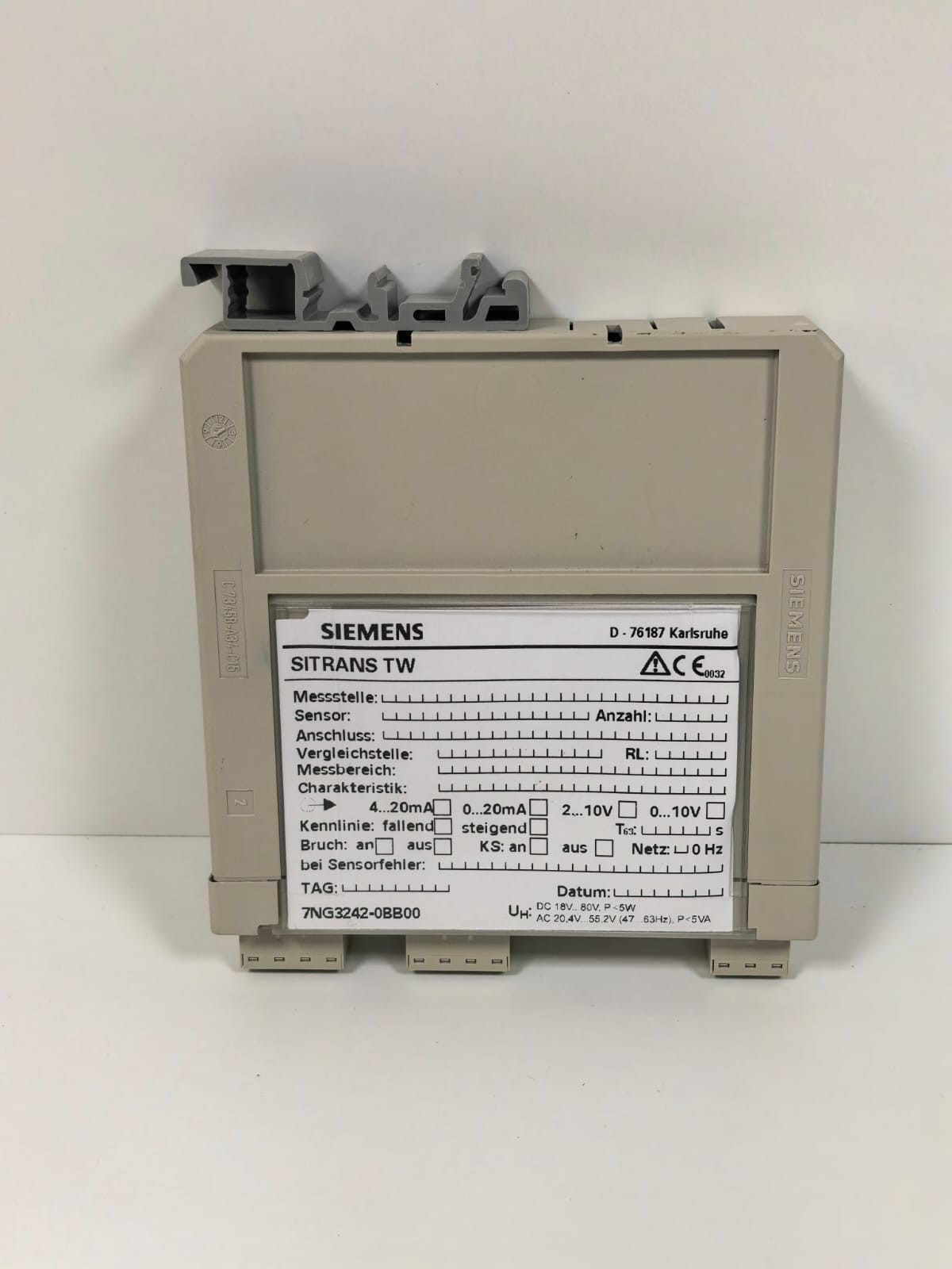 Siemens 7NG3242-0BB00 SIEMENS SITRANS TW 7NG3242-0BB00 TEMPERATURE TRANSMITTER 5