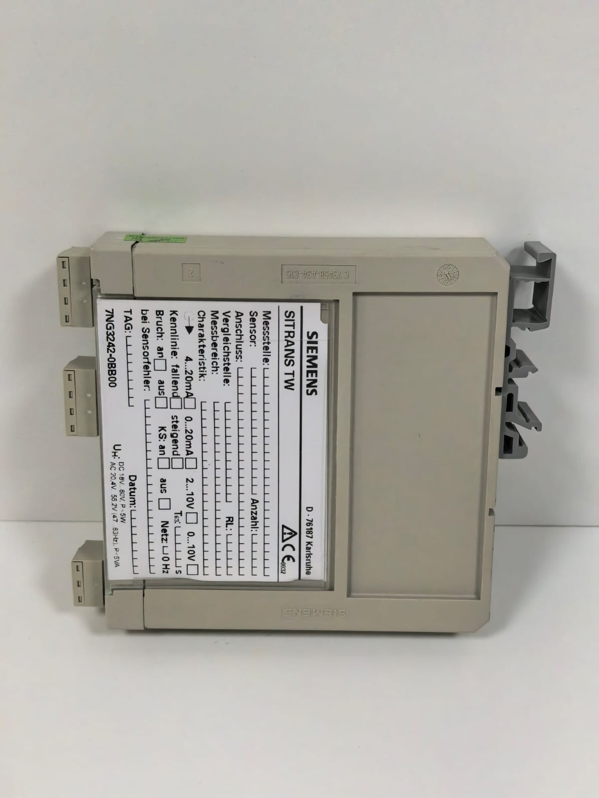 Siemens 7NG3242-0BB00 SIEMENS SITRANS TW 7NG3242-0BB00 TEMPERATURE TRANSMITTER 10