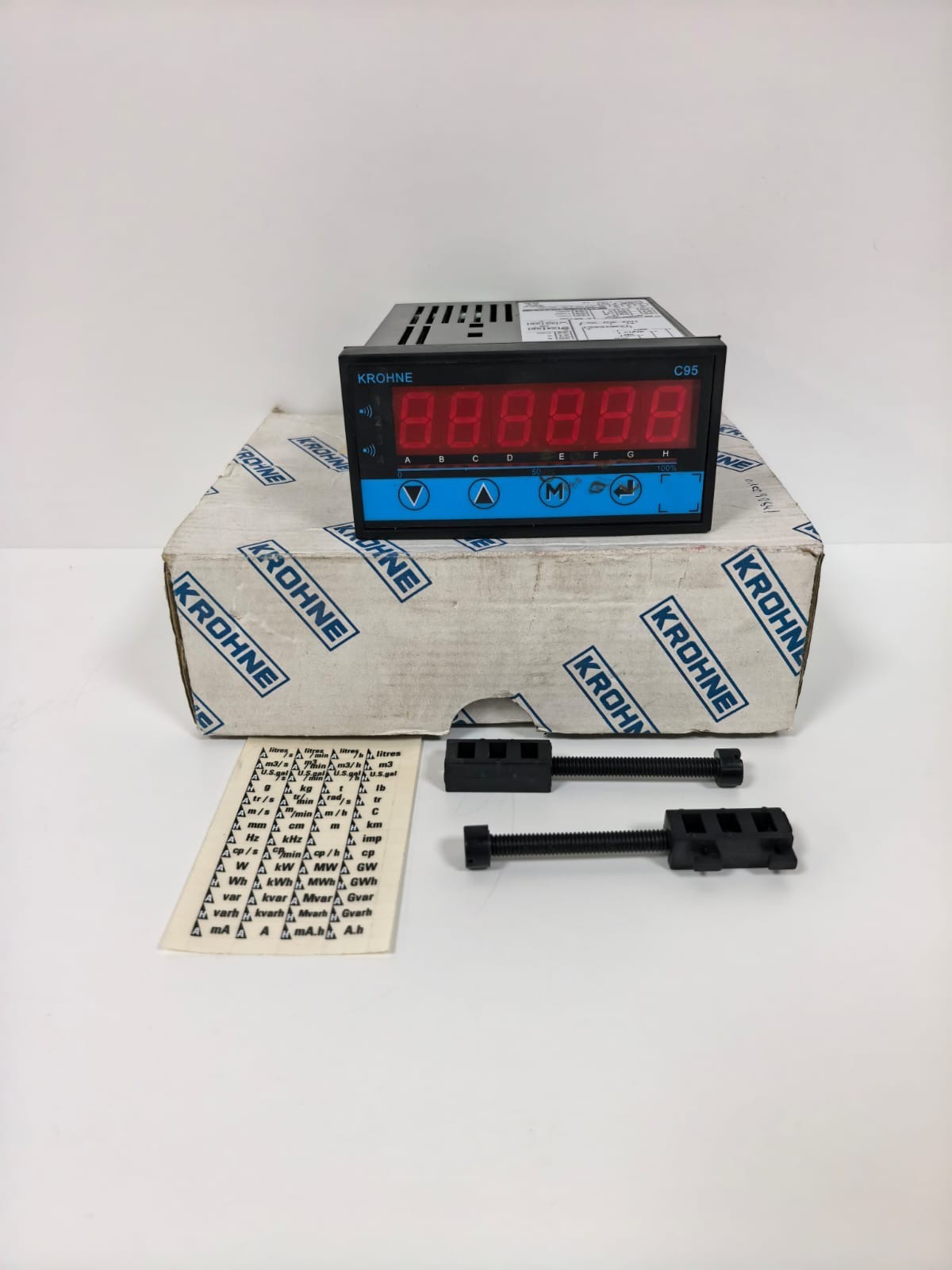 KROHNE C95 C95/CI V2.02 KROHNE C95 C95/CI V2.02 DIGITAL PANEL METER 1