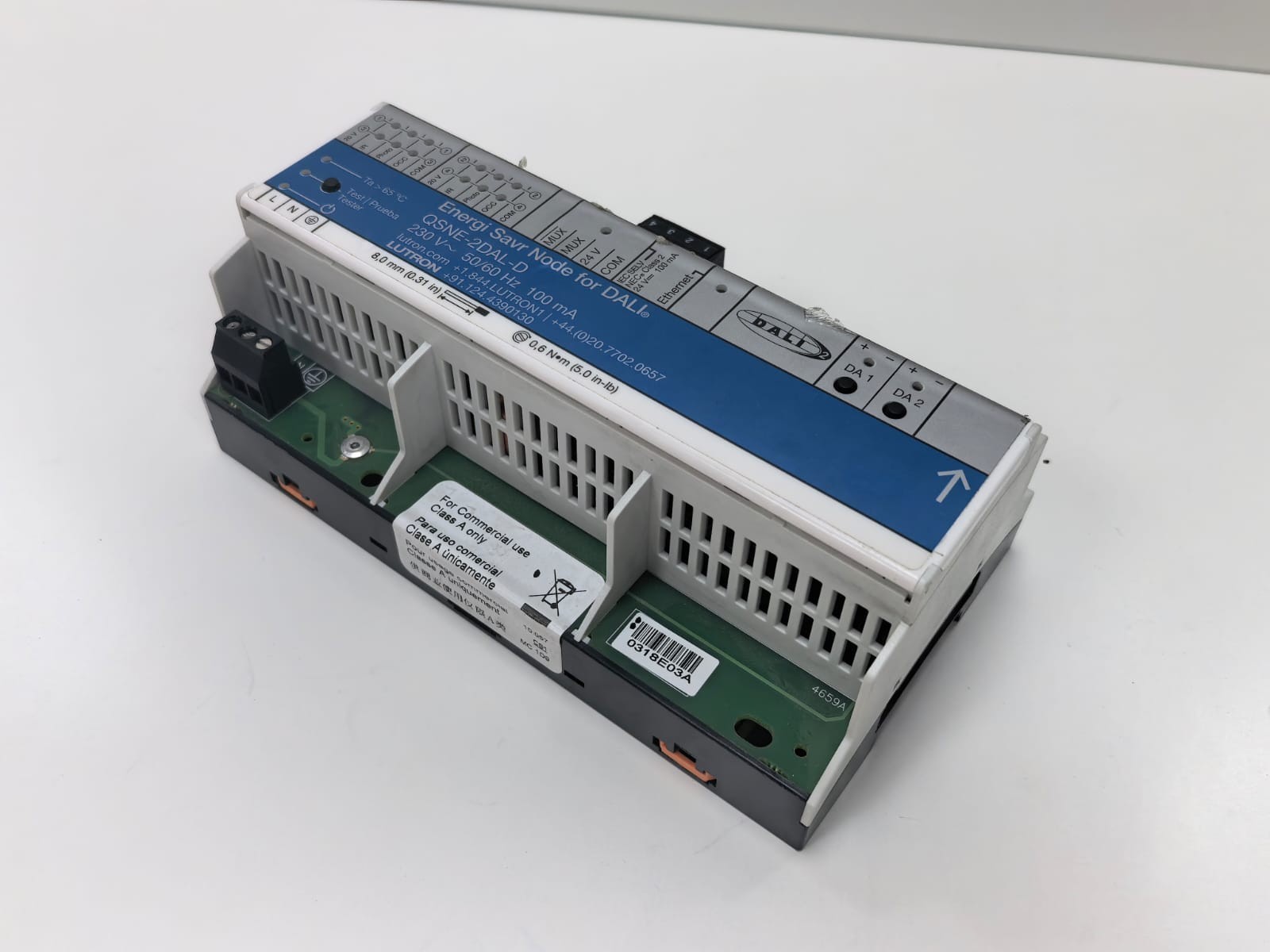 Lutron QSNE-2DAL-D LUTRON QSNE-2DAL-D ENERGI SAVR NODE FOR DALI 230V-50/60HZ 100MA 9