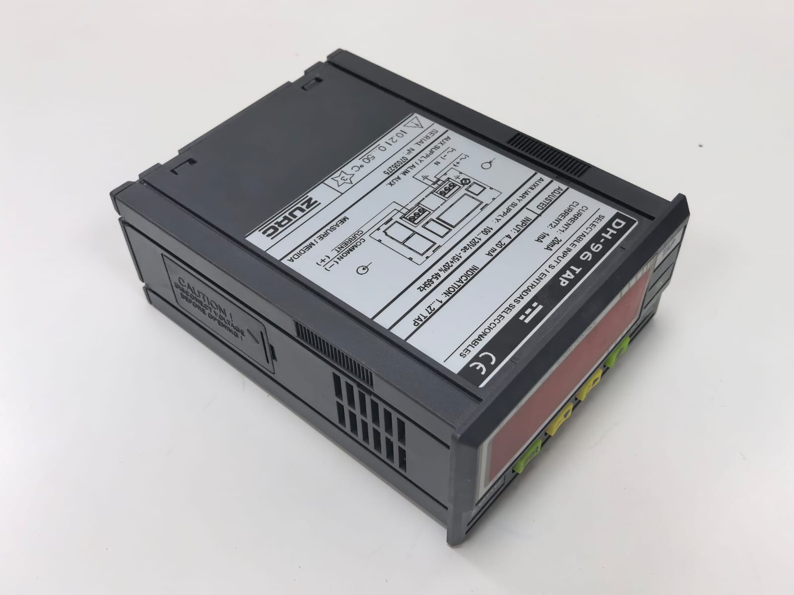 ZURC DH-96 TAP ZURC DH-96 TAP PROGRAMMABLE DIGITAL METER 100-120VAC 9