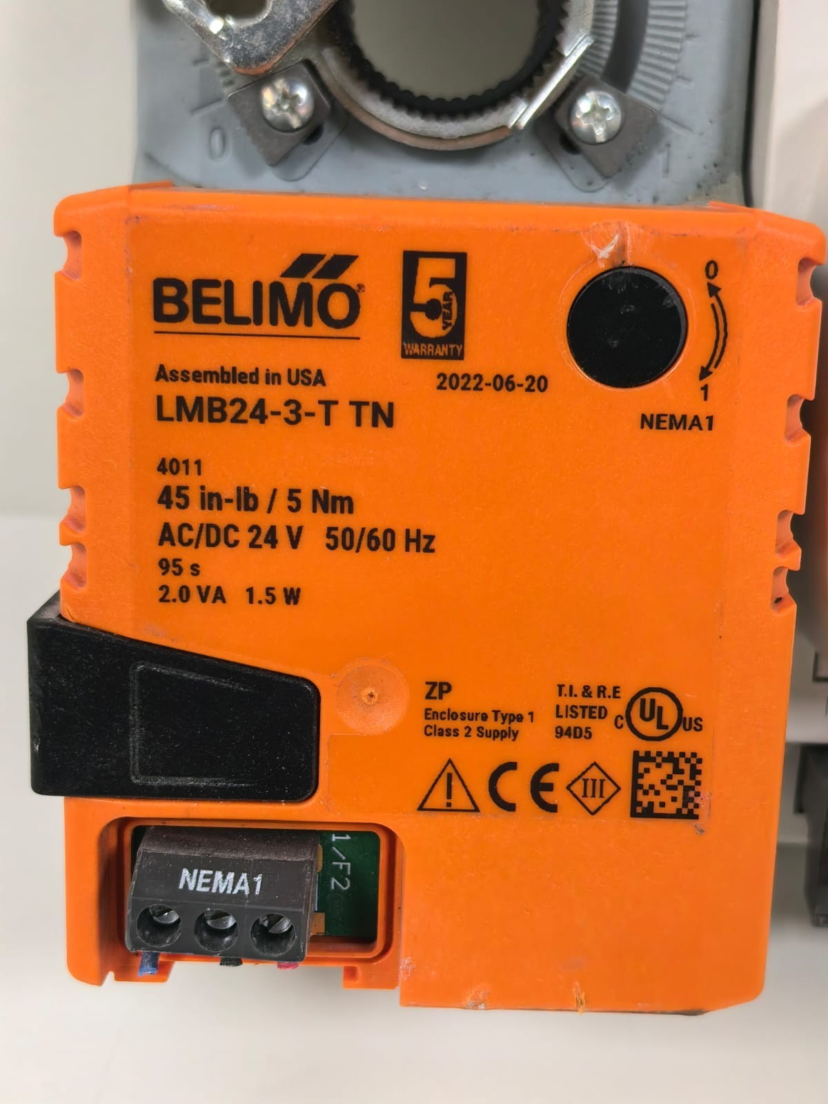 Trane BMSY210AAA0B000111 X13651774002 REV.C W/ BELIMO LMB24-3-T TN TRANE SYMBIO 210 BMSY210AAA0B000111 X13651774002 REV.C W/ BELIMO LMB24-3-T TN 2